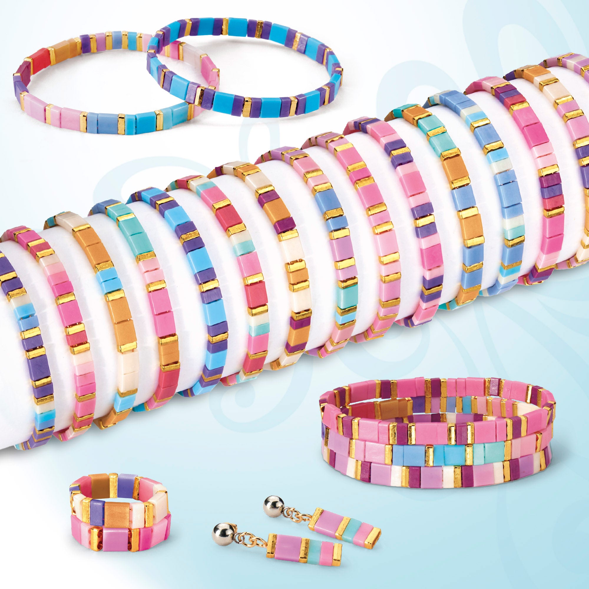Shimmer 'n Sparkle Kit pulseras, pendientes y anillos de cuentas Tila