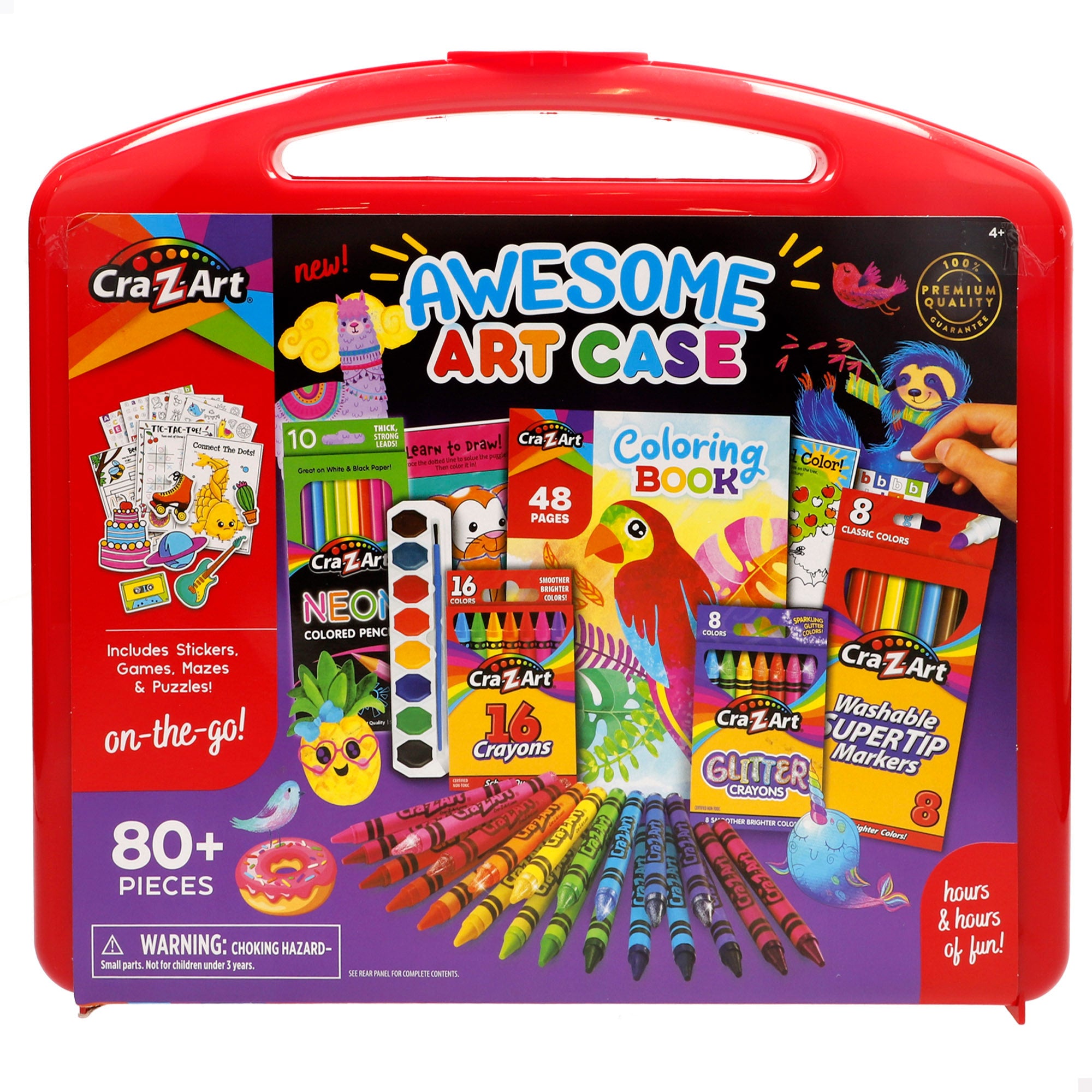 Maletín artístico con colores y actividades Cra-Z-Art