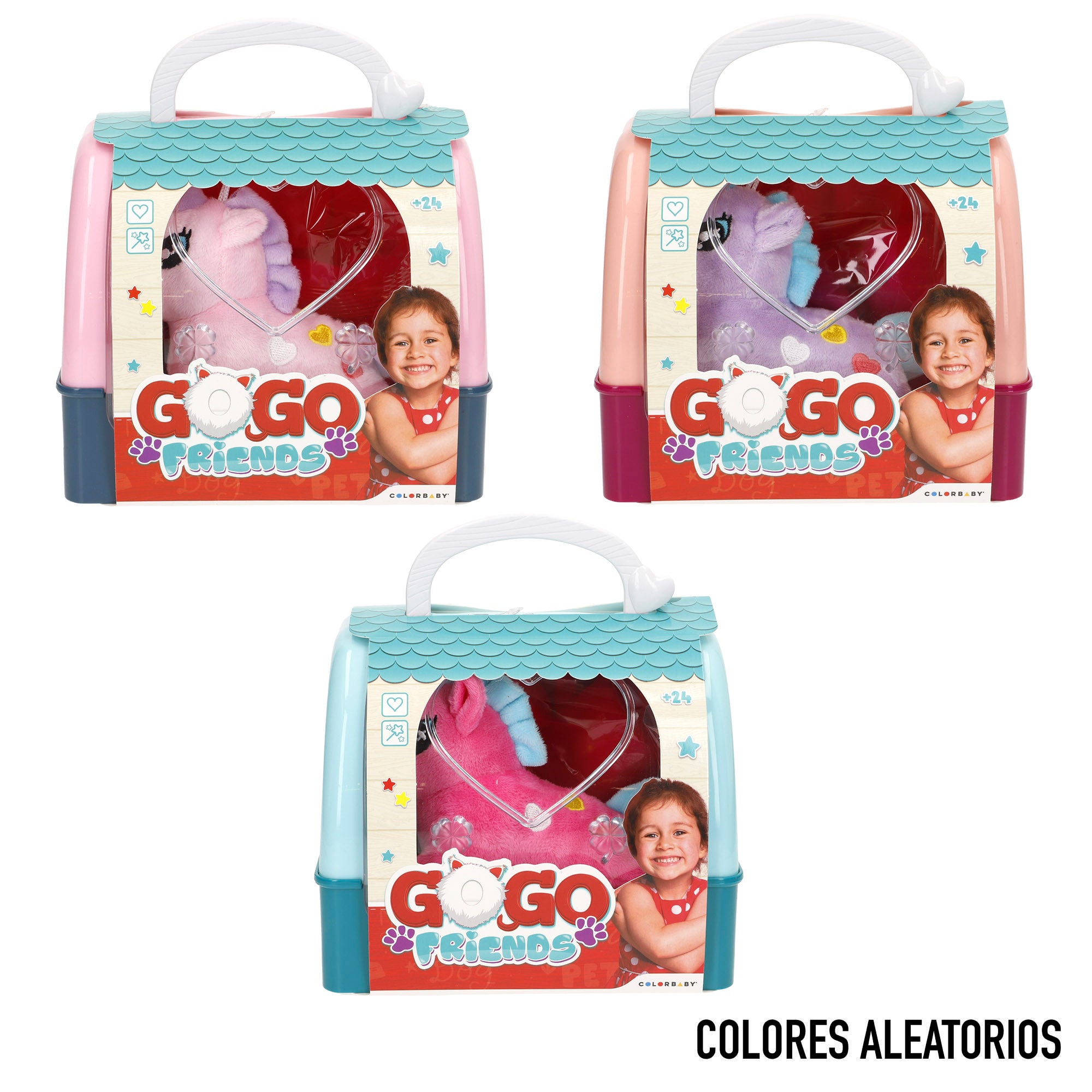 Transportín unicornio peluche con accesorios surtido Go Go Friends