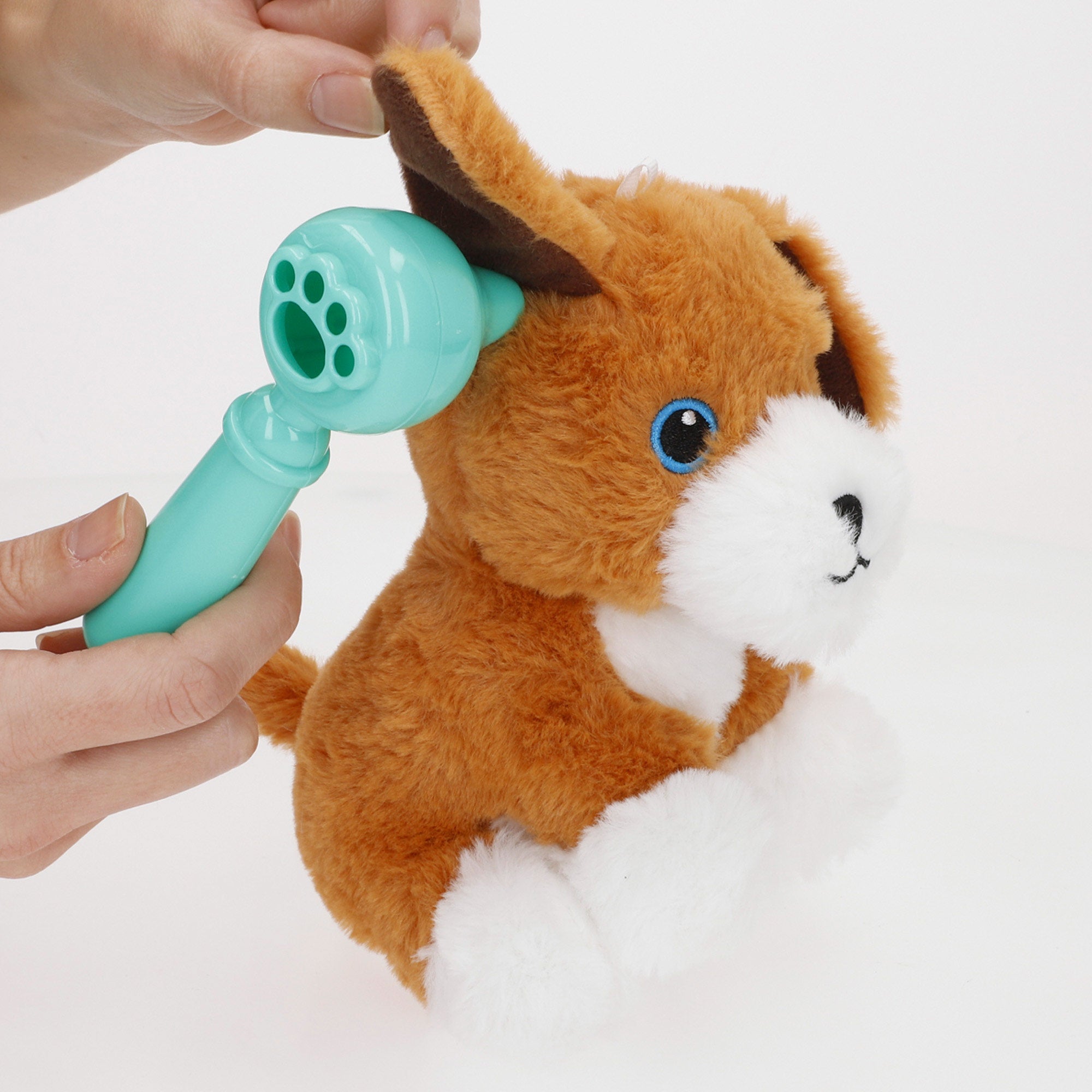 Perro peluche con bolso y accesorios veterinaria Go Go Friends