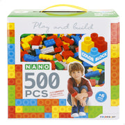 Conjunto de blocos de construção Nano Color Block com 500 peças