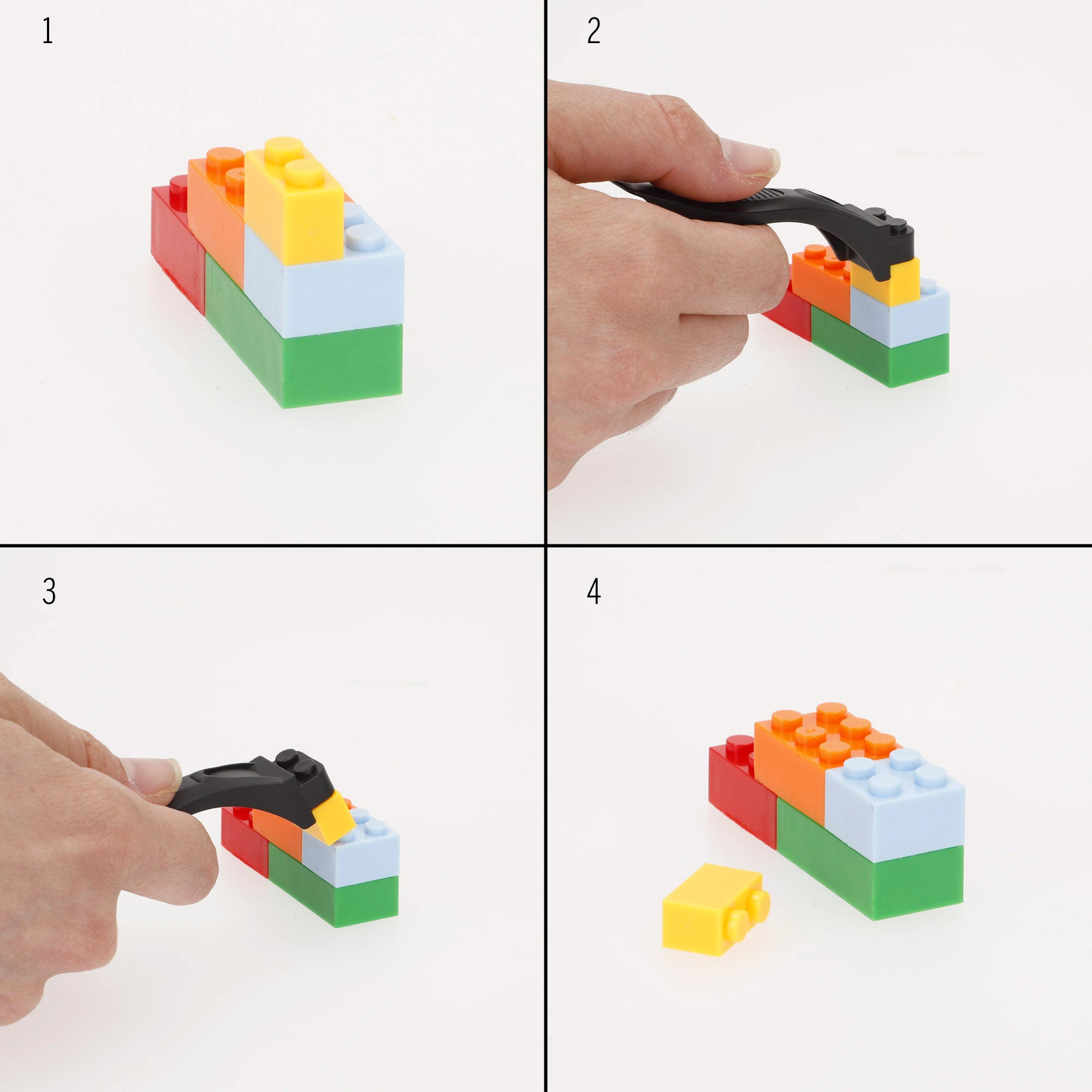 Conjunto de blocos de construção Nano Color Block com 500 peças