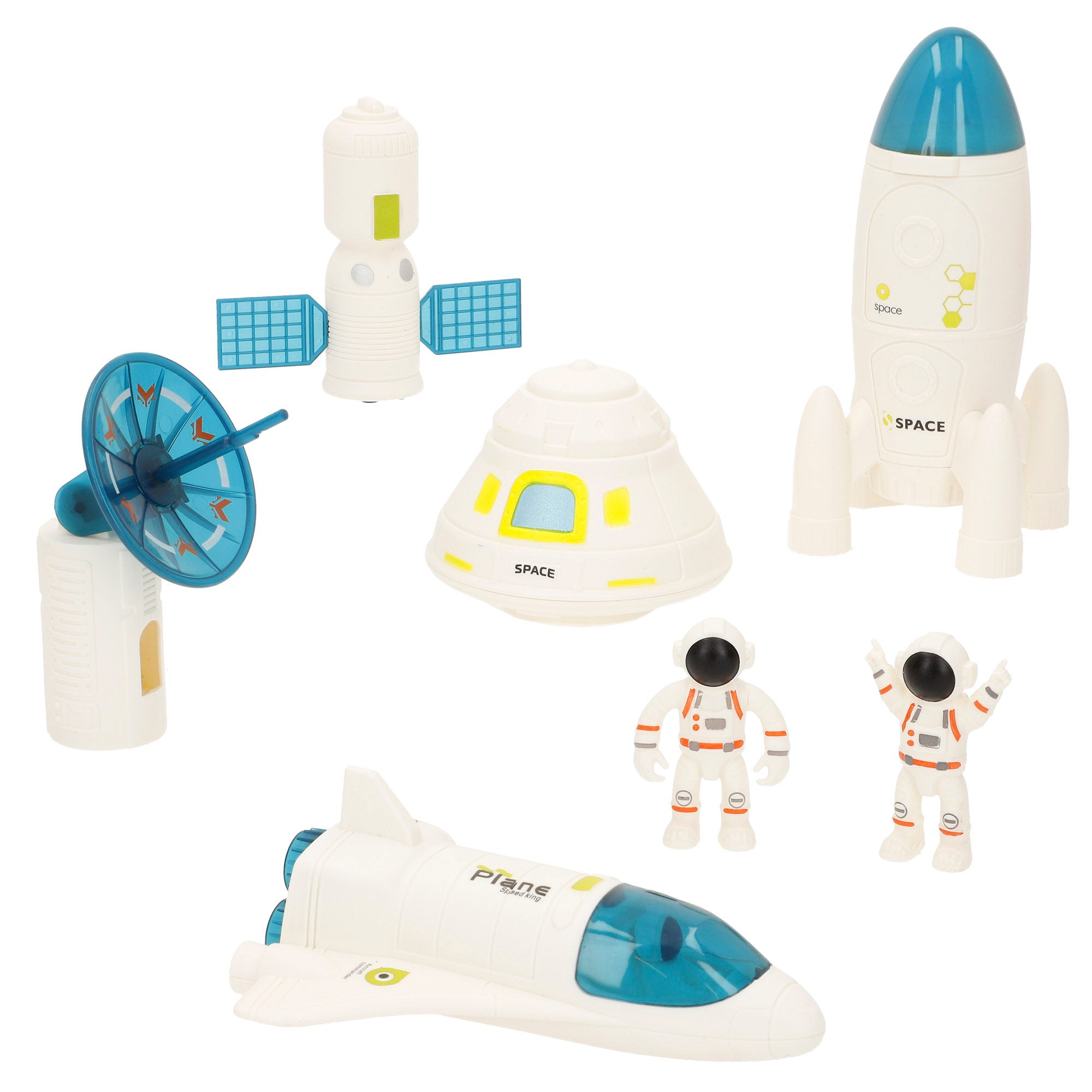 Set juego espacio 7 piezas Speed & Go