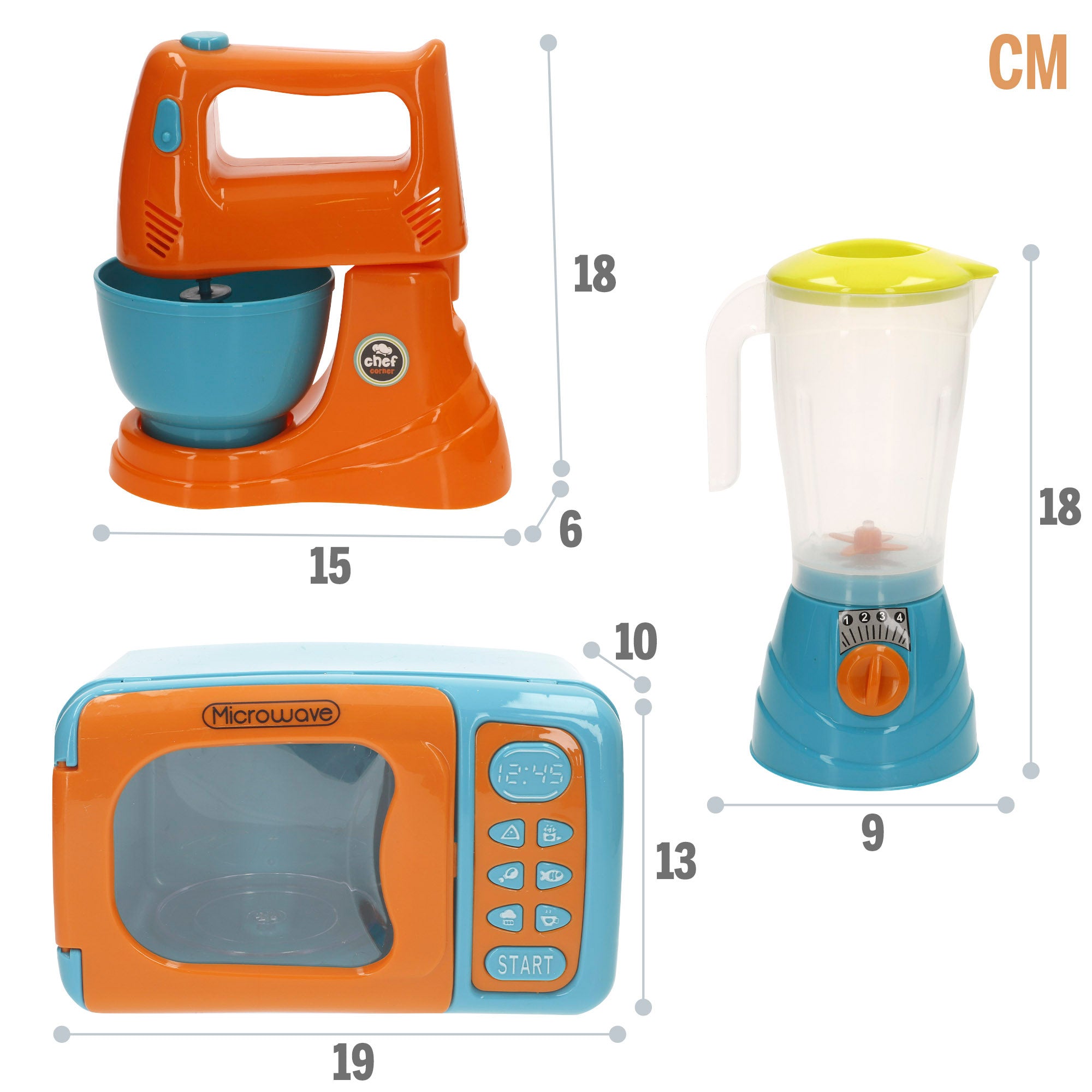 Conjunto de cozinha de brinquedo My Home com acessórios