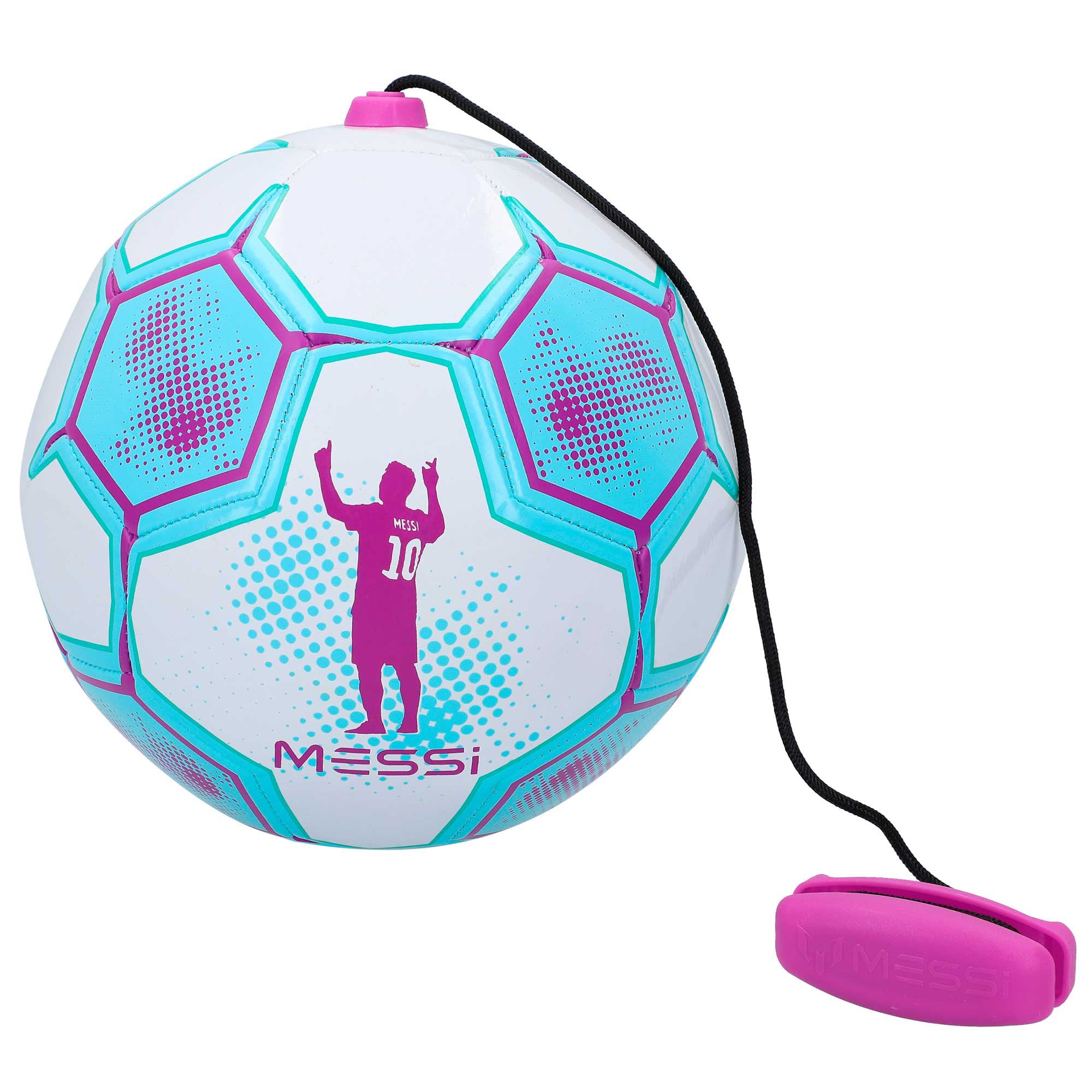 Balón para entrenar con cuerda messi training system