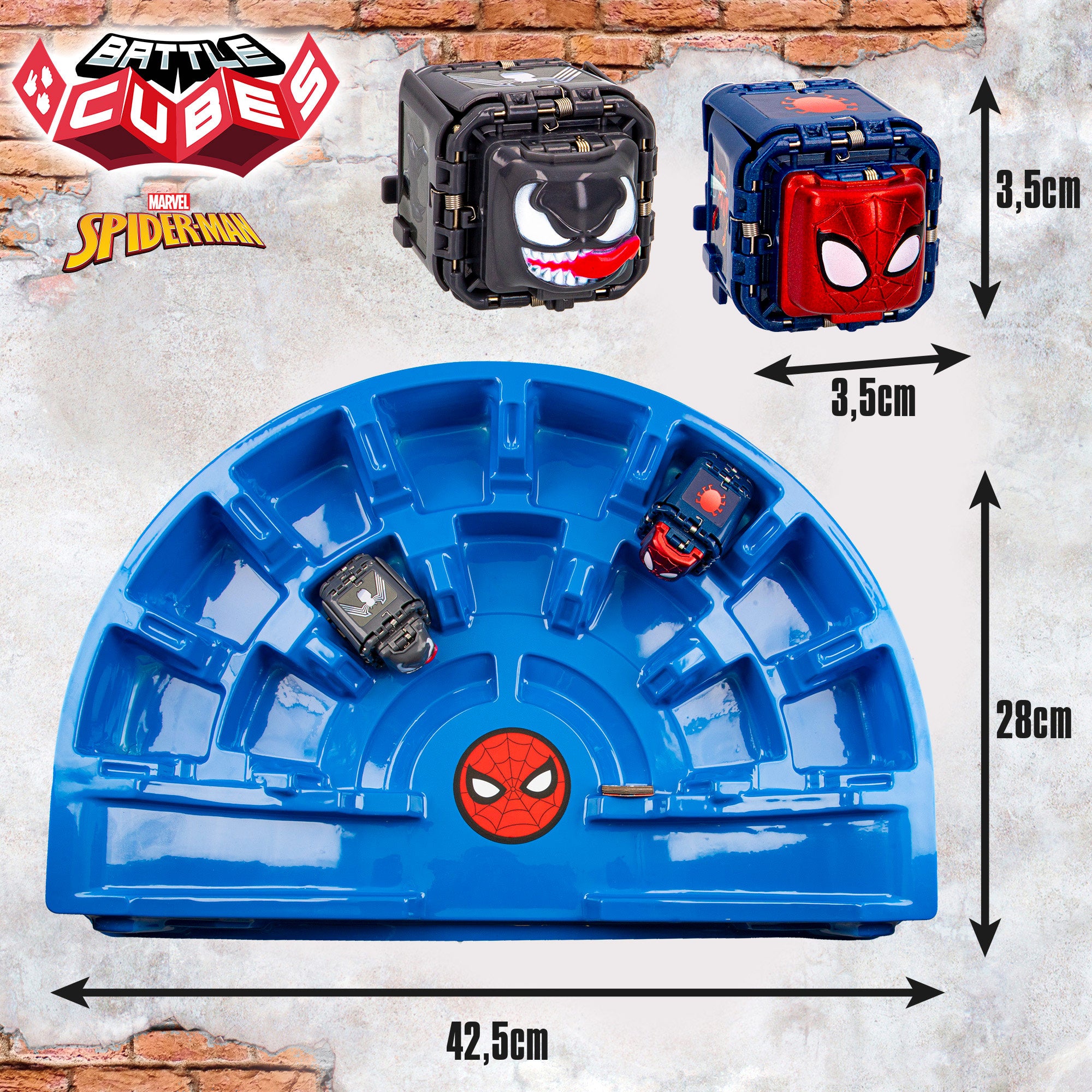 Battle Cubes Marvel Spiderman Estadio de batalla