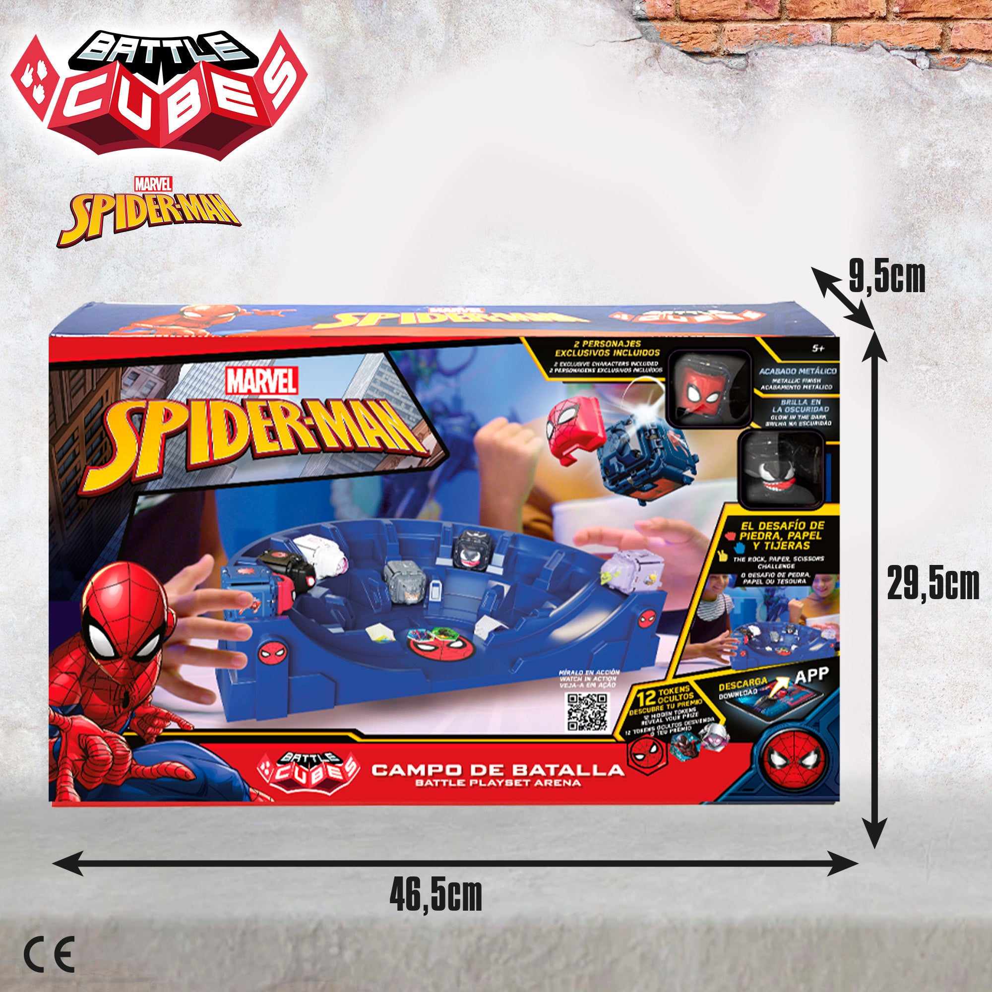 Battle Cubes Marvel Spiderman Estadio de batalla