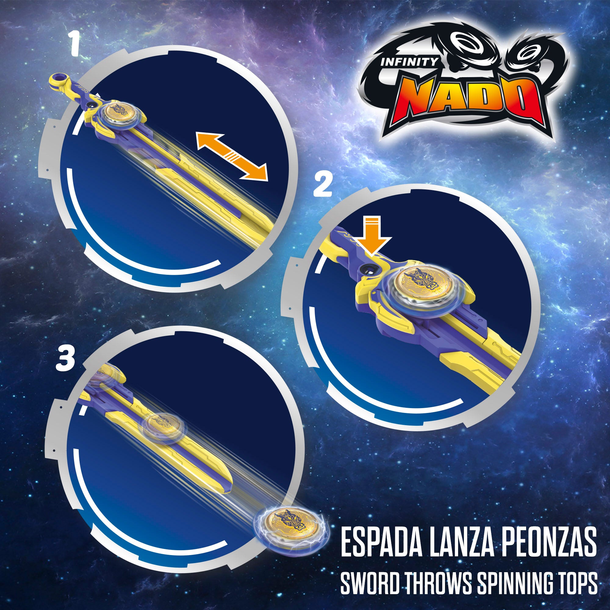 Infinity Nado Set Estadio arena, espadas y peonzas Dragón de Agua vs Oso Llameante