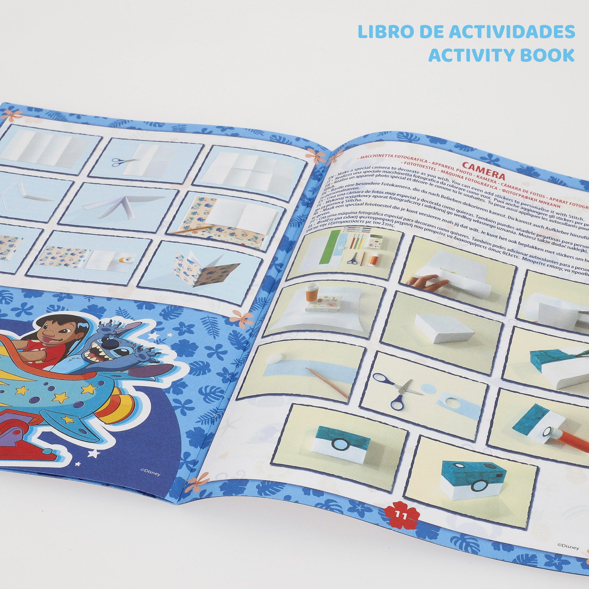 Disney Stitch Mesa de dibujo con luz