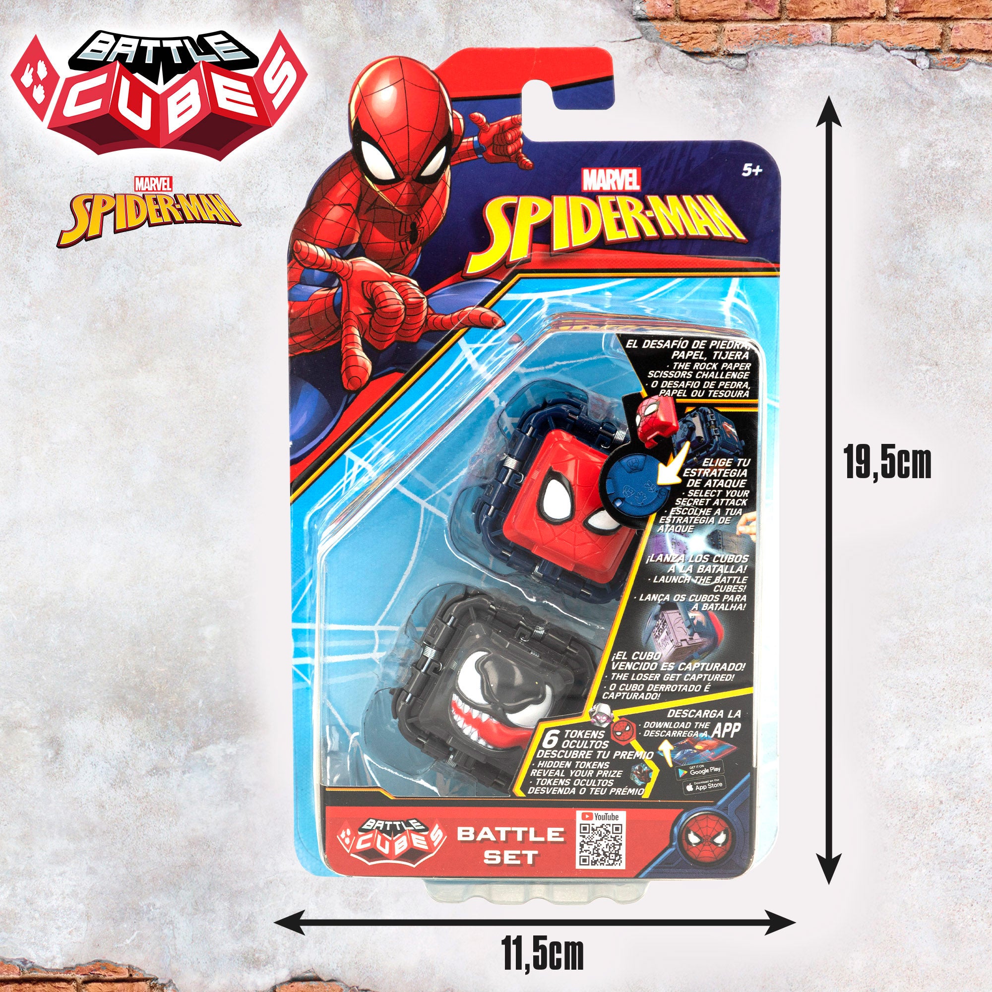 Battle Cubes Marvel Spider-Man set 2 cubos