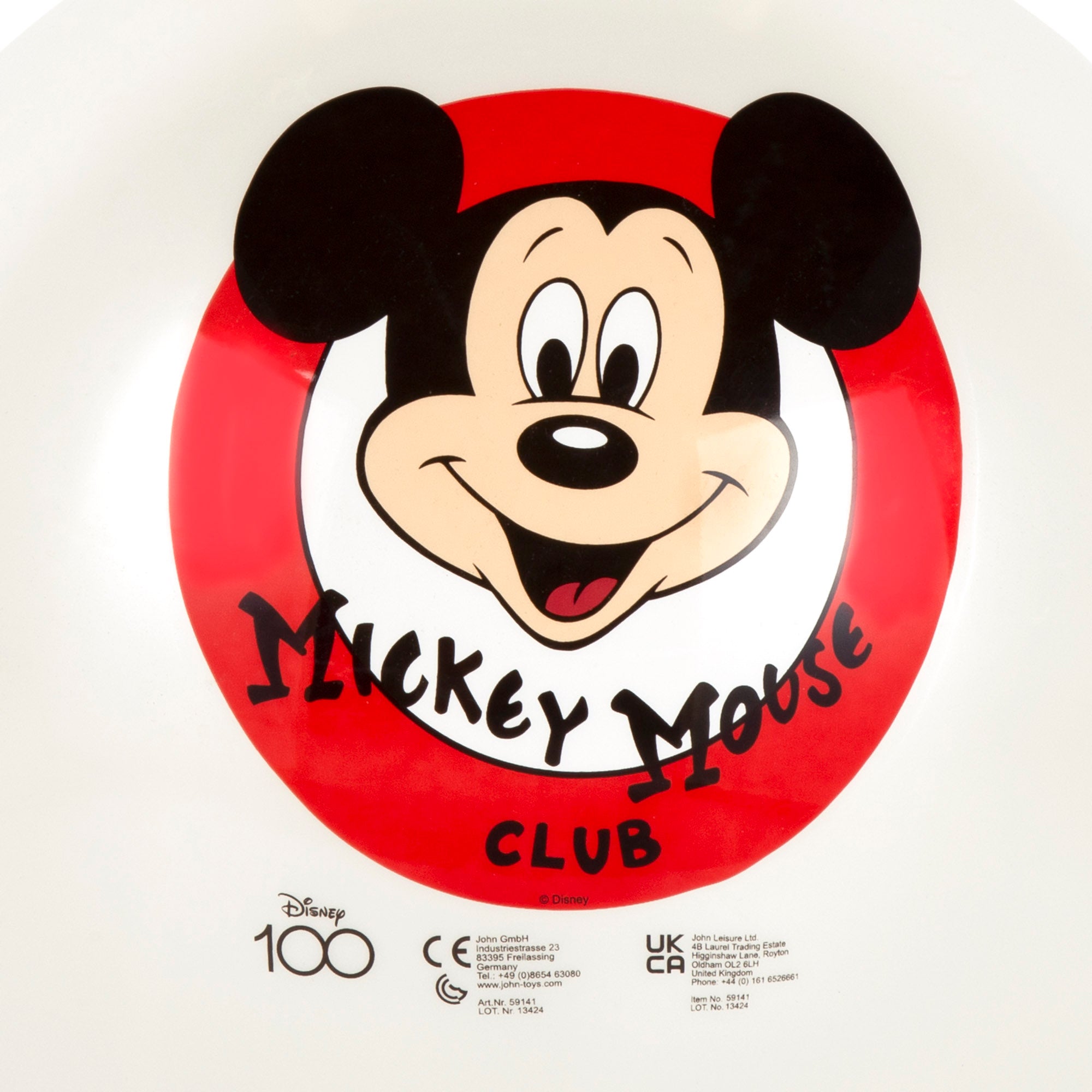Disney Pelota saltarina hinchable Mickey Mouse Ø45-50 cm