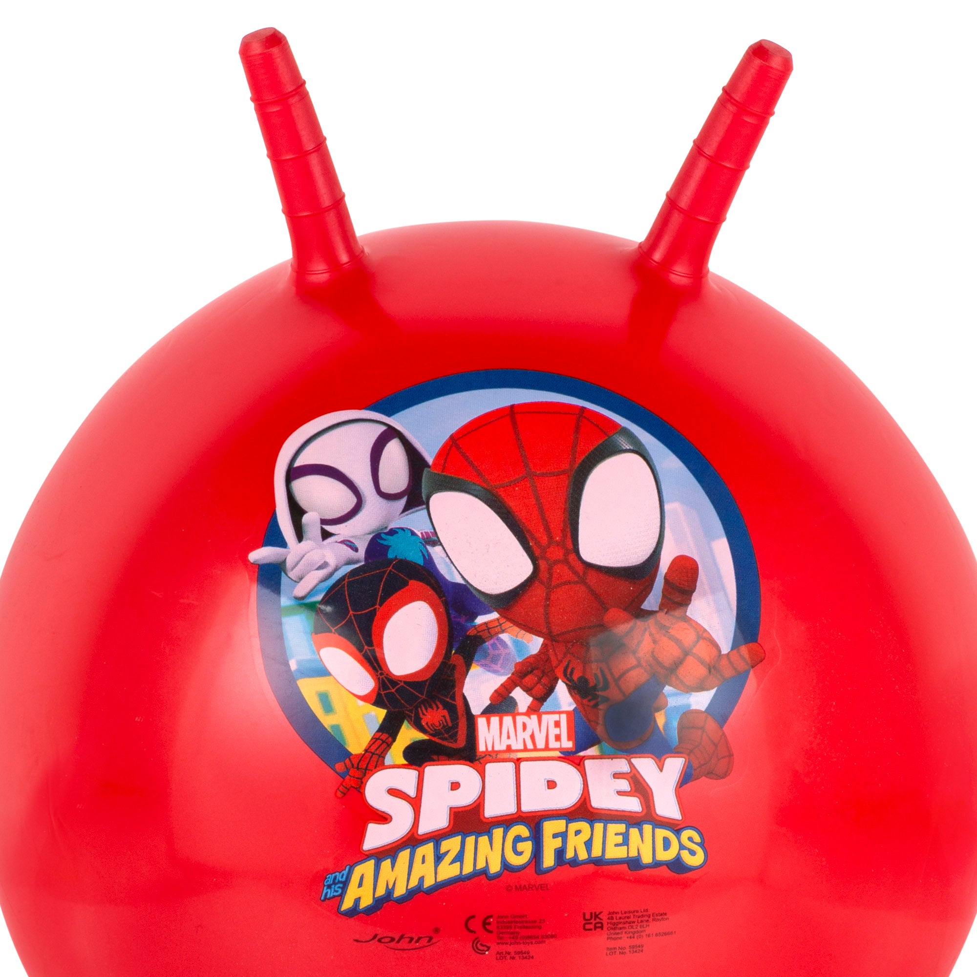 Spidey y su superequipo Pelota saltarina hinchable Ø45-50 cm