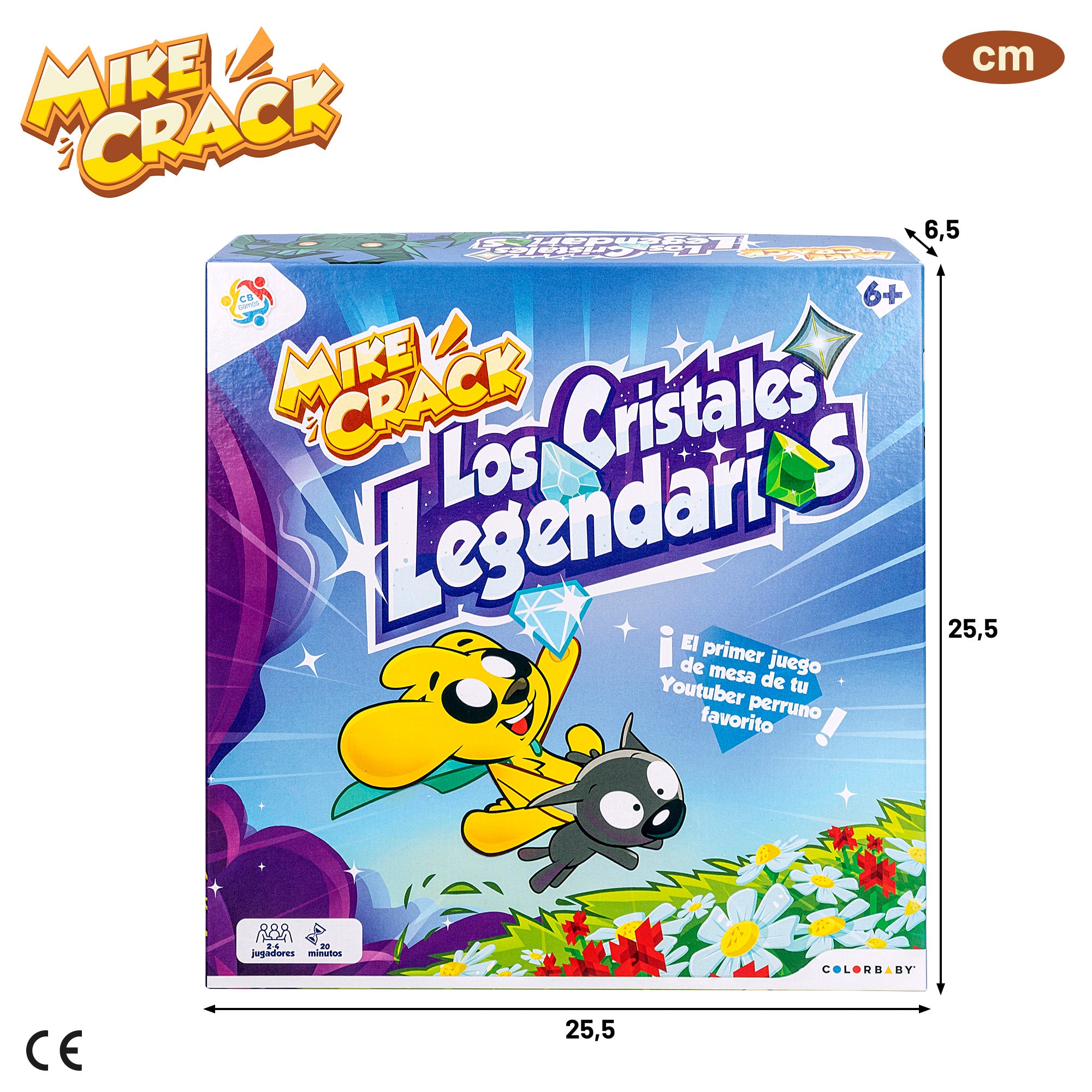 Mikecrack Juego de mesa oficial "Los Cristales Legendarios"