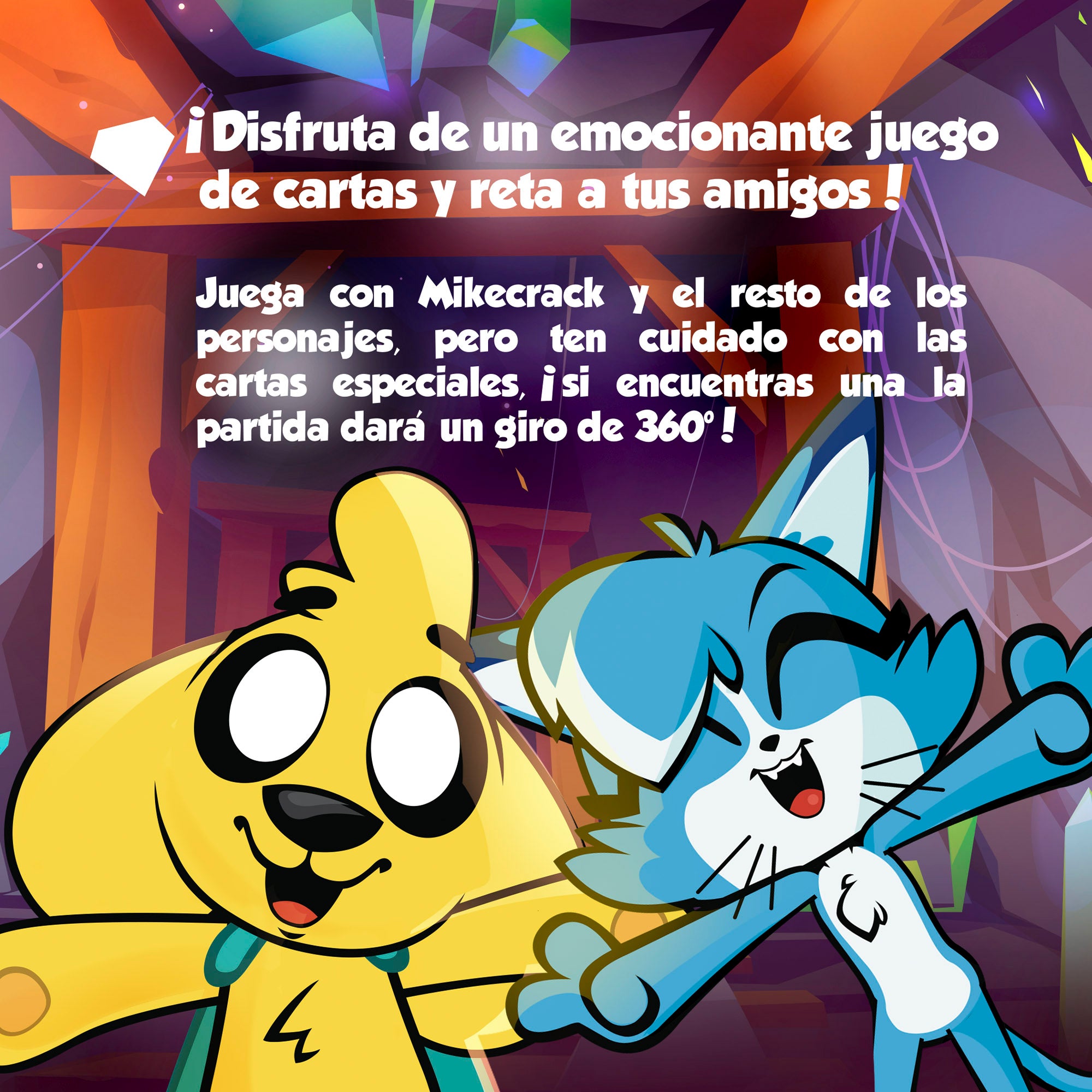 Mikecrack Juego de cartas oficial "No mines más"