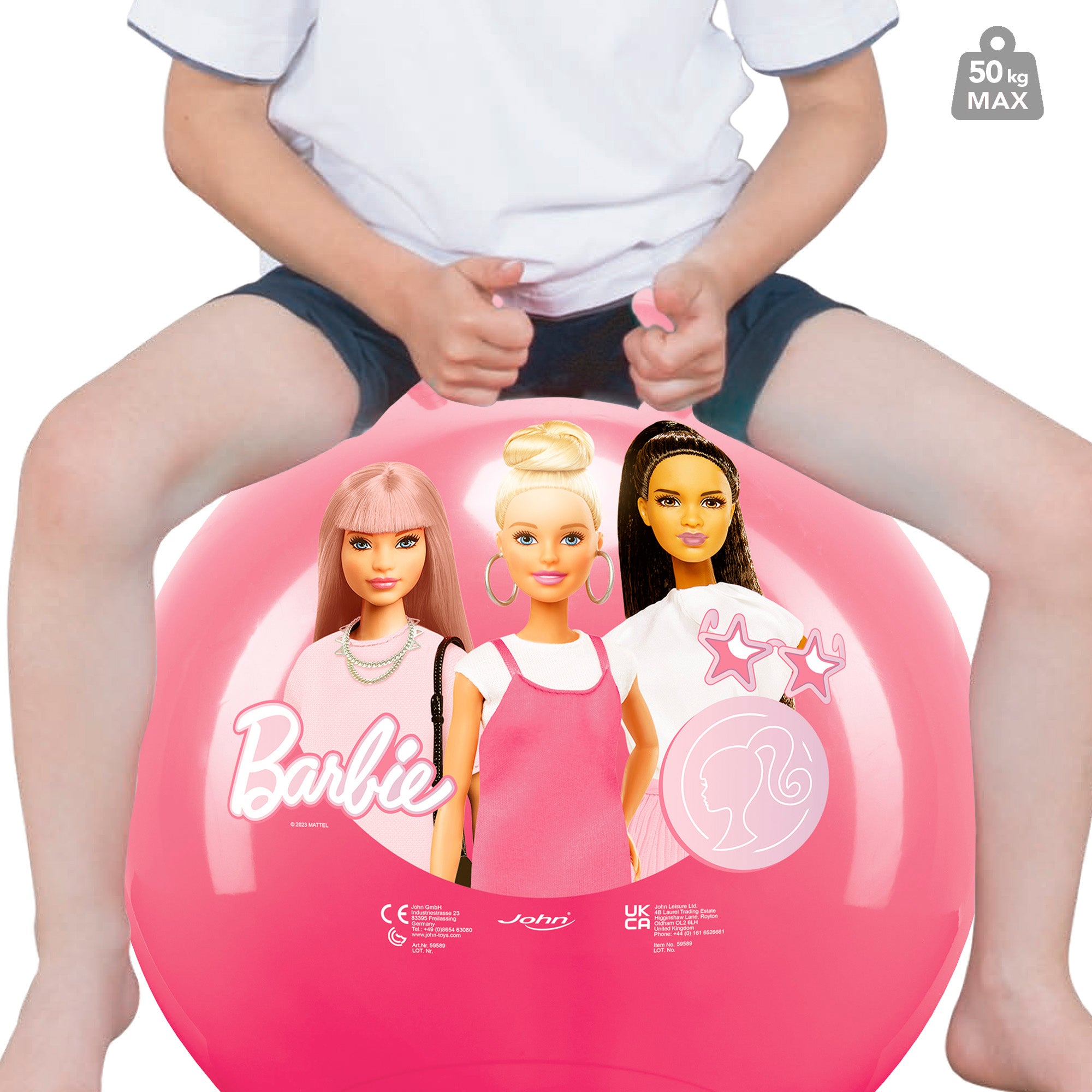 Barbie Pelota saltarina hinchable oficial Ø45-50 cm