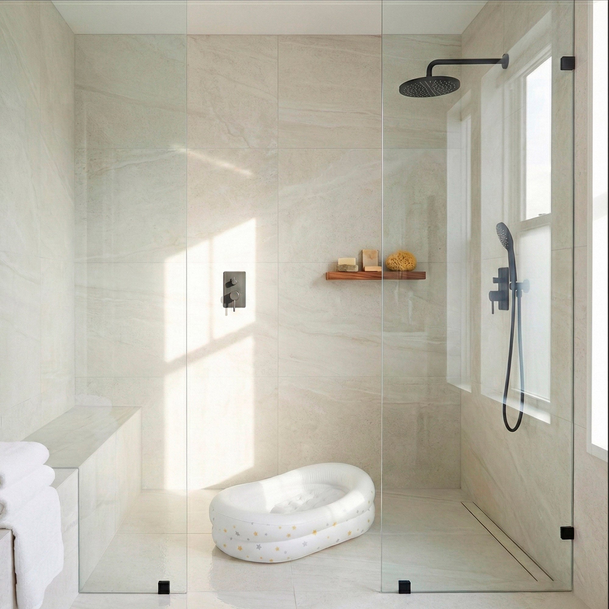 INTEX Bañera hinchable bebé con hinchador