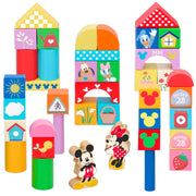 WOOMAX Disney Bloques de madera bebés 40 piezas