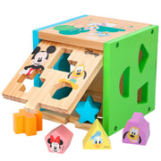 Cubo de encaixe em madeira WOOMAX Disney com 13 peças