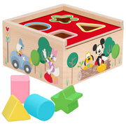 WOOMAX Disney Cubo 4 formas encajables madera