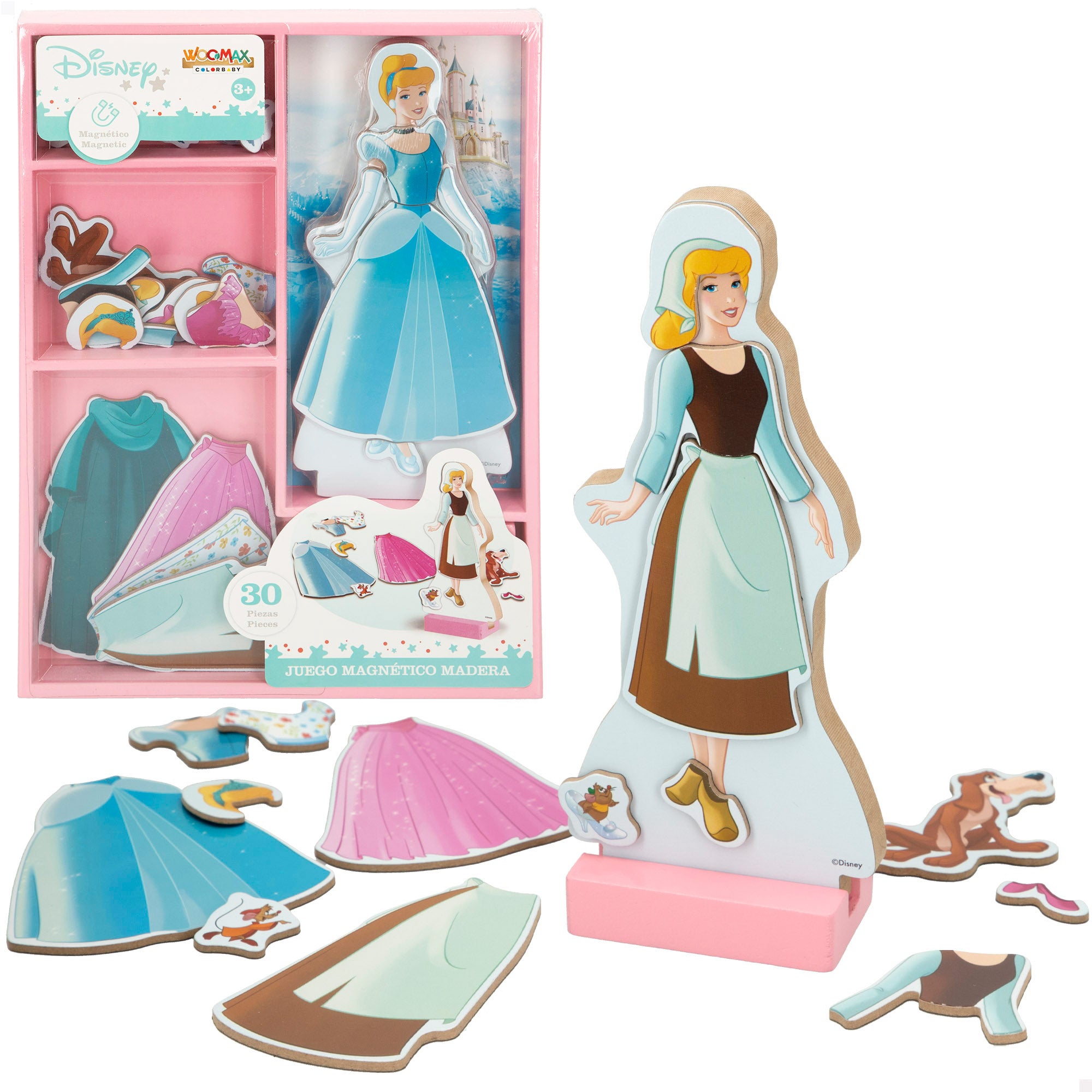 WOOMAX Disney Puzzle magnético princesas