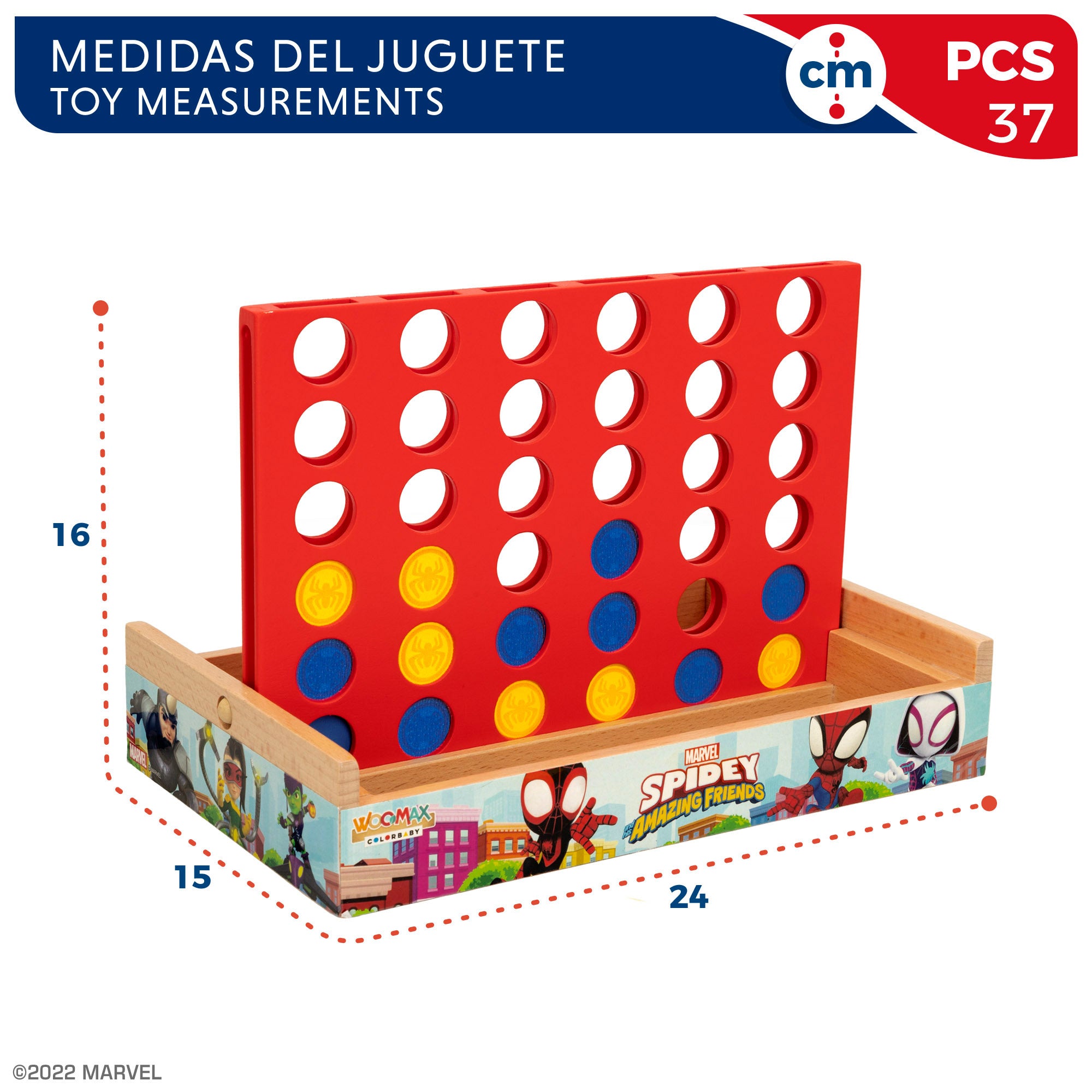 WOOMAX Spidey y su superequipo Juego 4 en raya