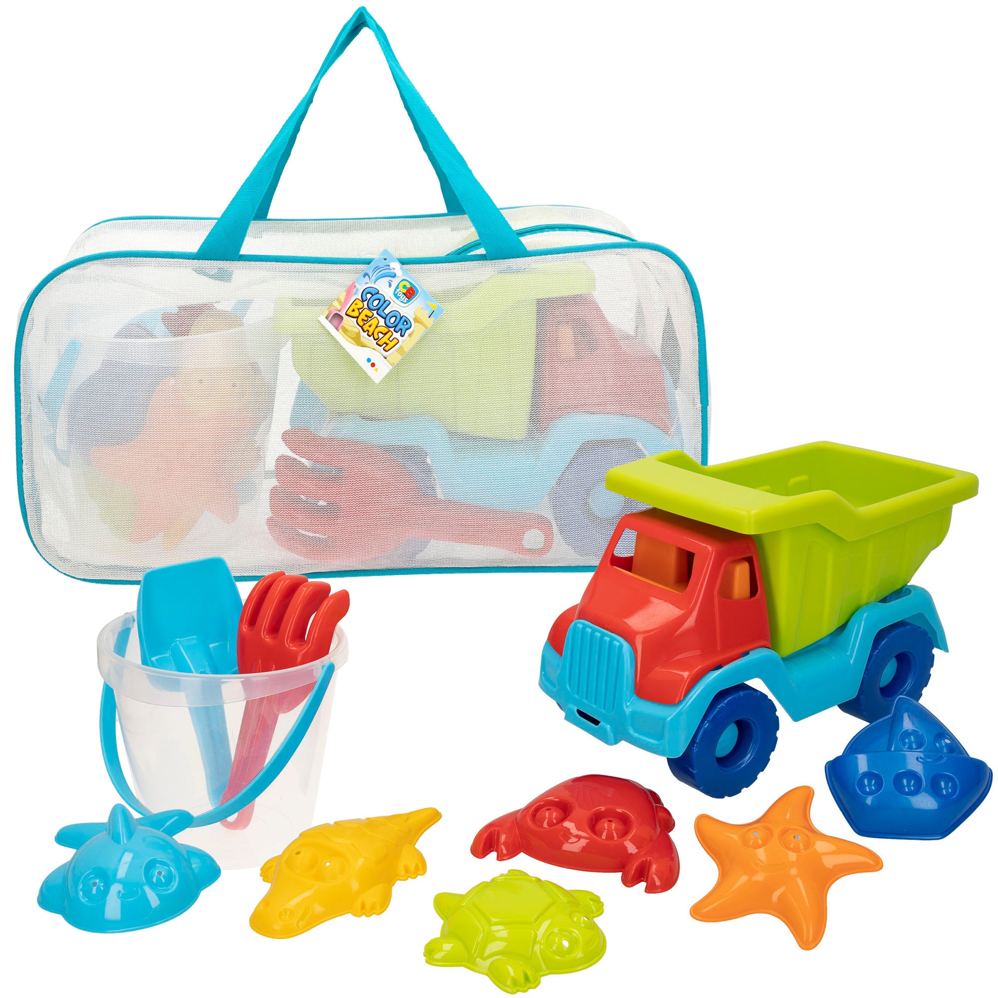 Set de playa Camión con accesorios Color Beach