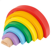 Brinquedo de construção em madeira WOOMAX Rainbow