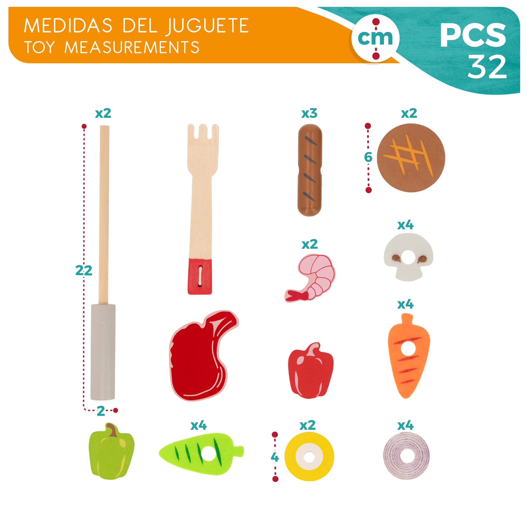 WOOMAX Mesa de barbacoa de madera