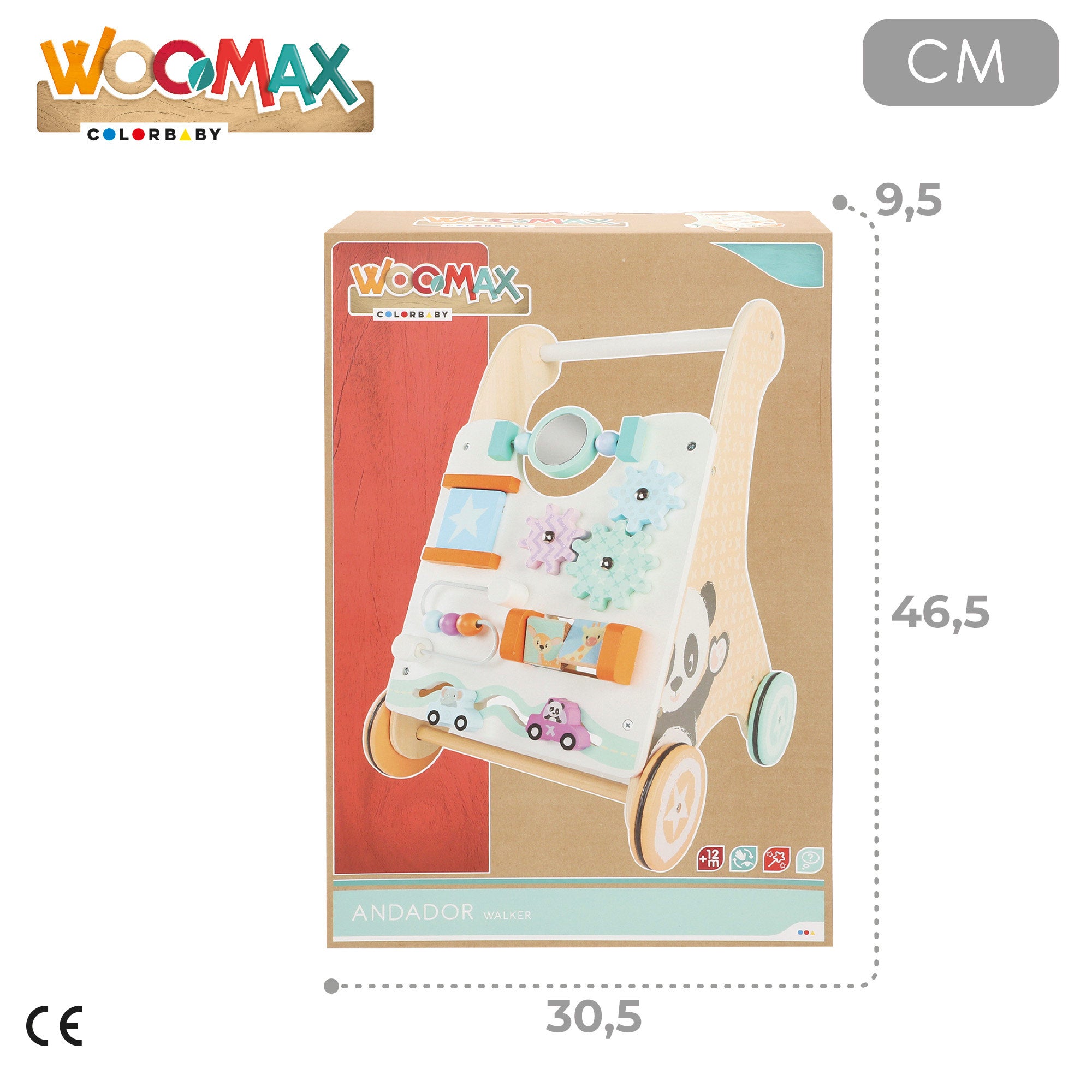 WOOMAX Andador madera para bebés