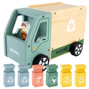 WOOMAX Camión de basura de madera