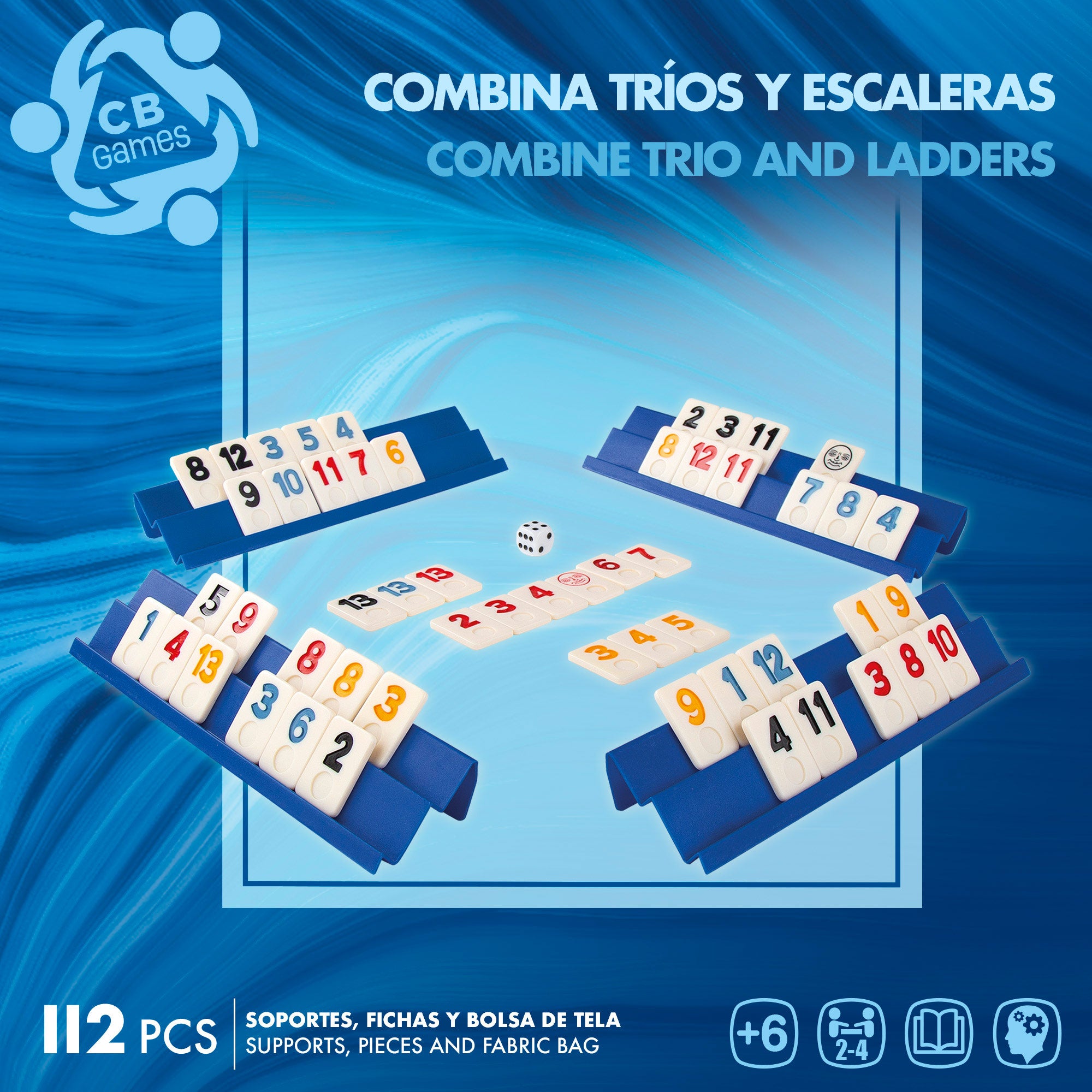 Juego de mesa Combigame con bolsa 112 pcs CB Games