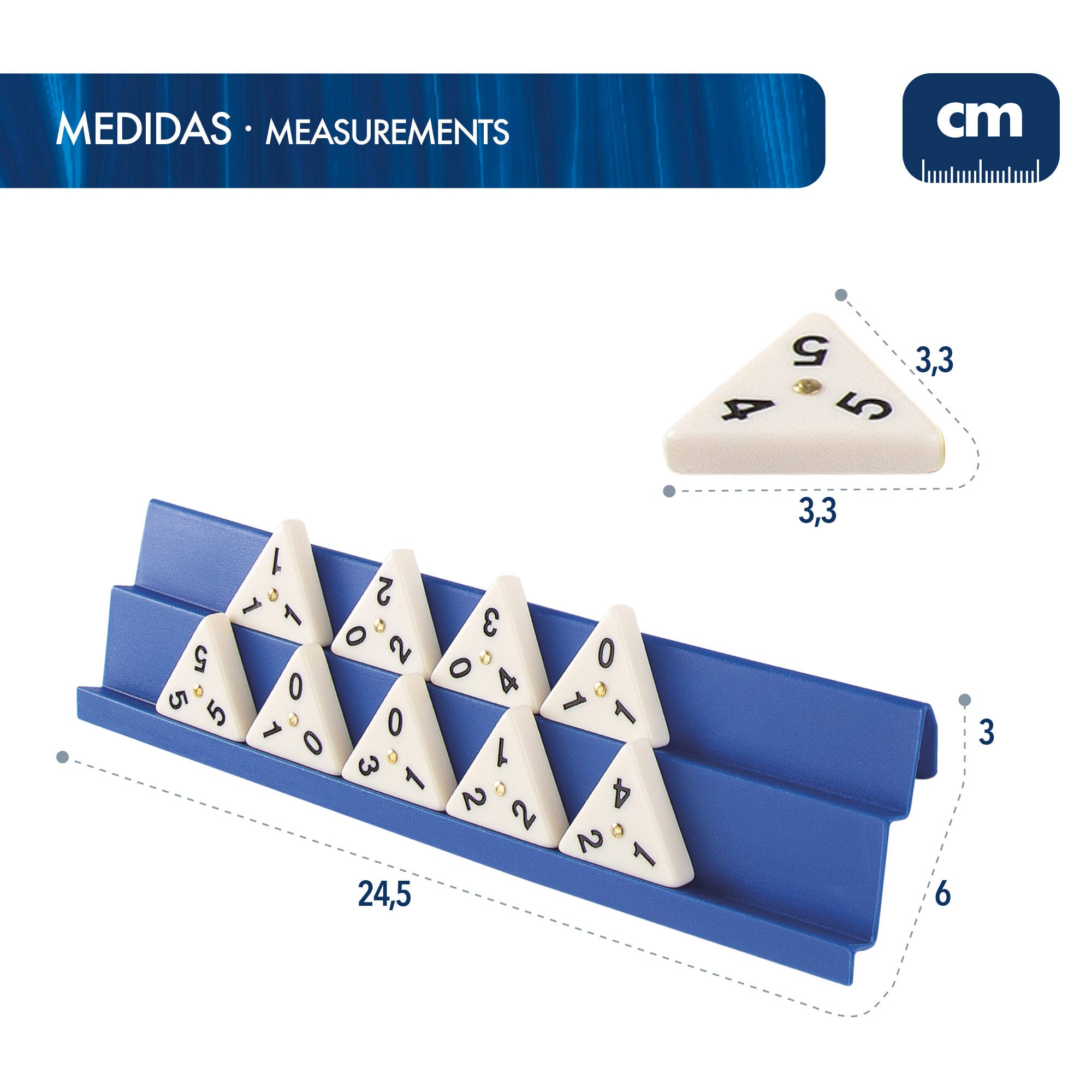 Juego dominó triangular CB Games