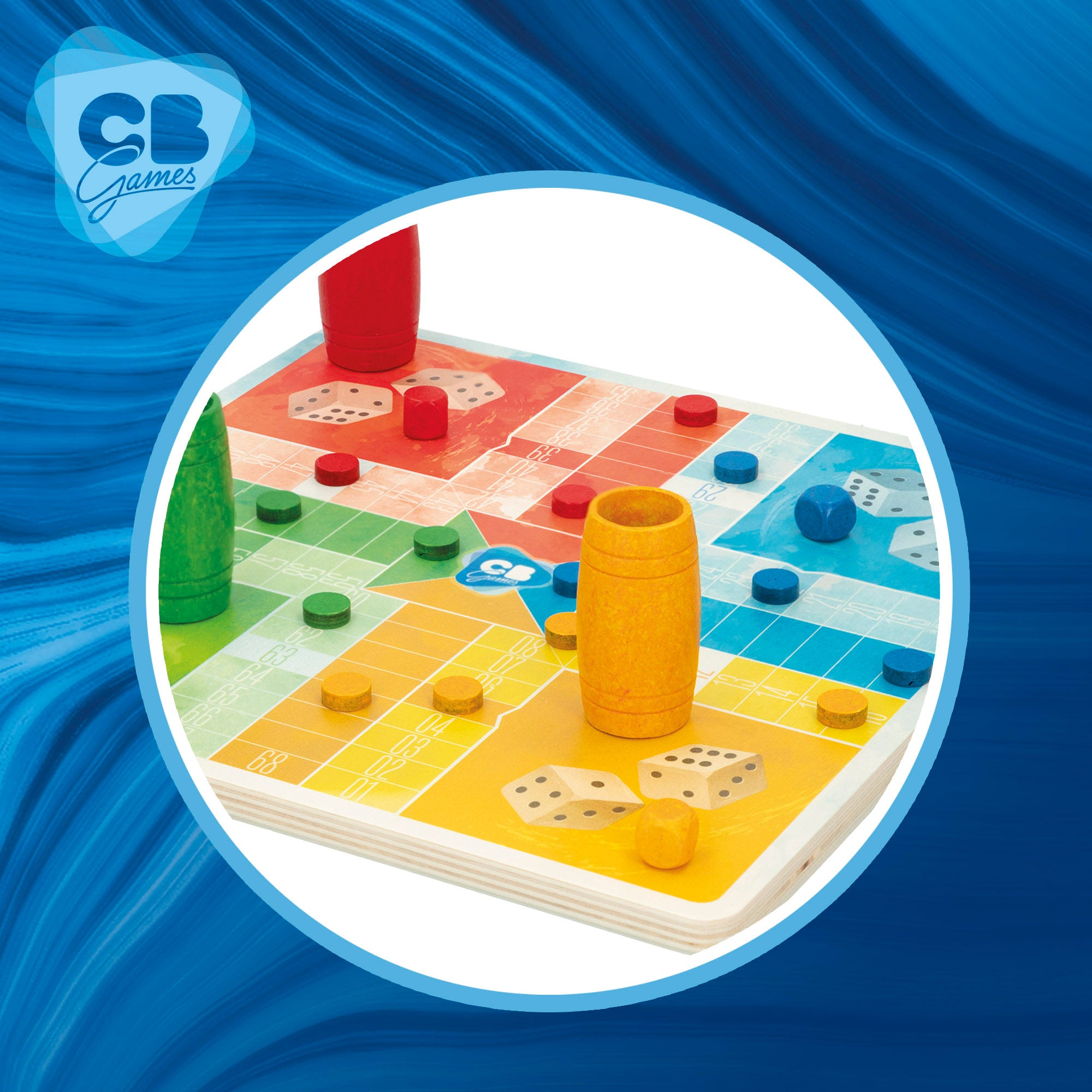 Juego de parchís y oca de madera CB Games