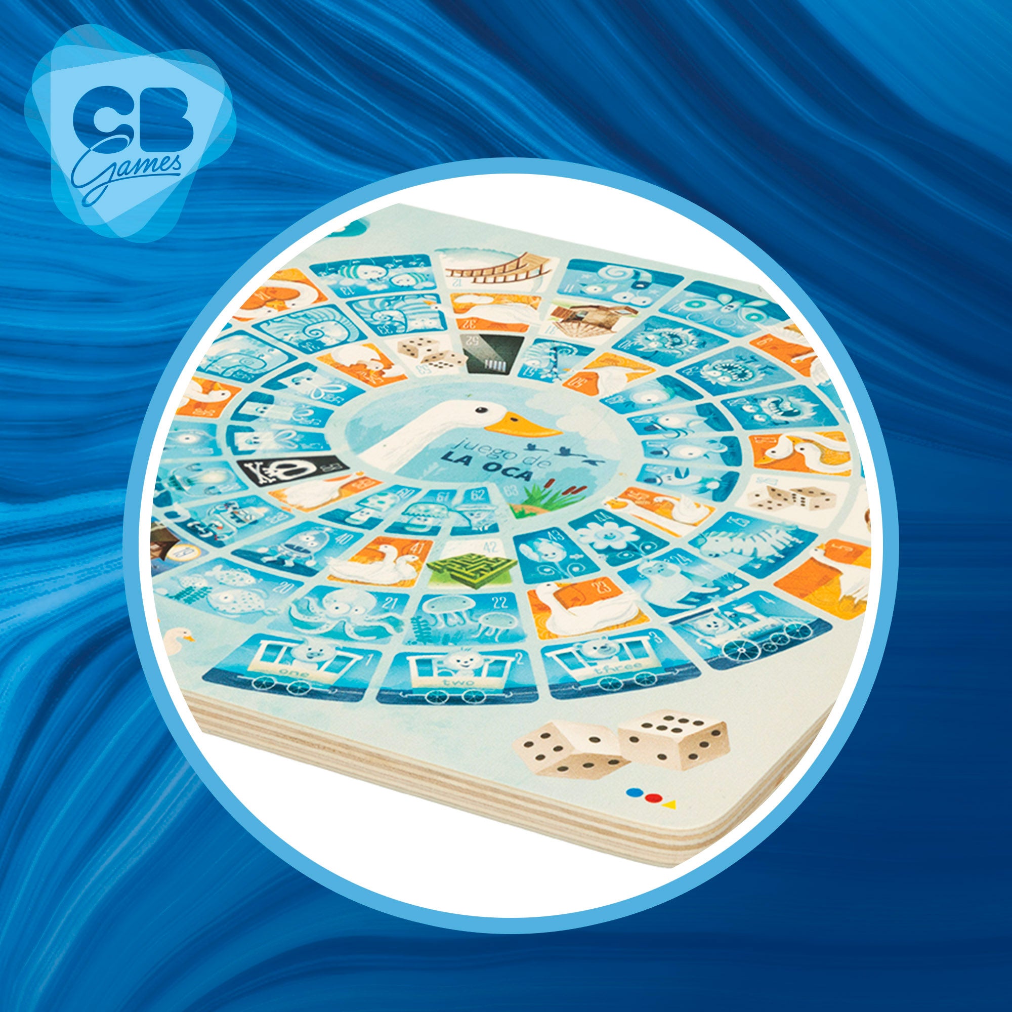 Juego de parchís y oca de madera CB Games