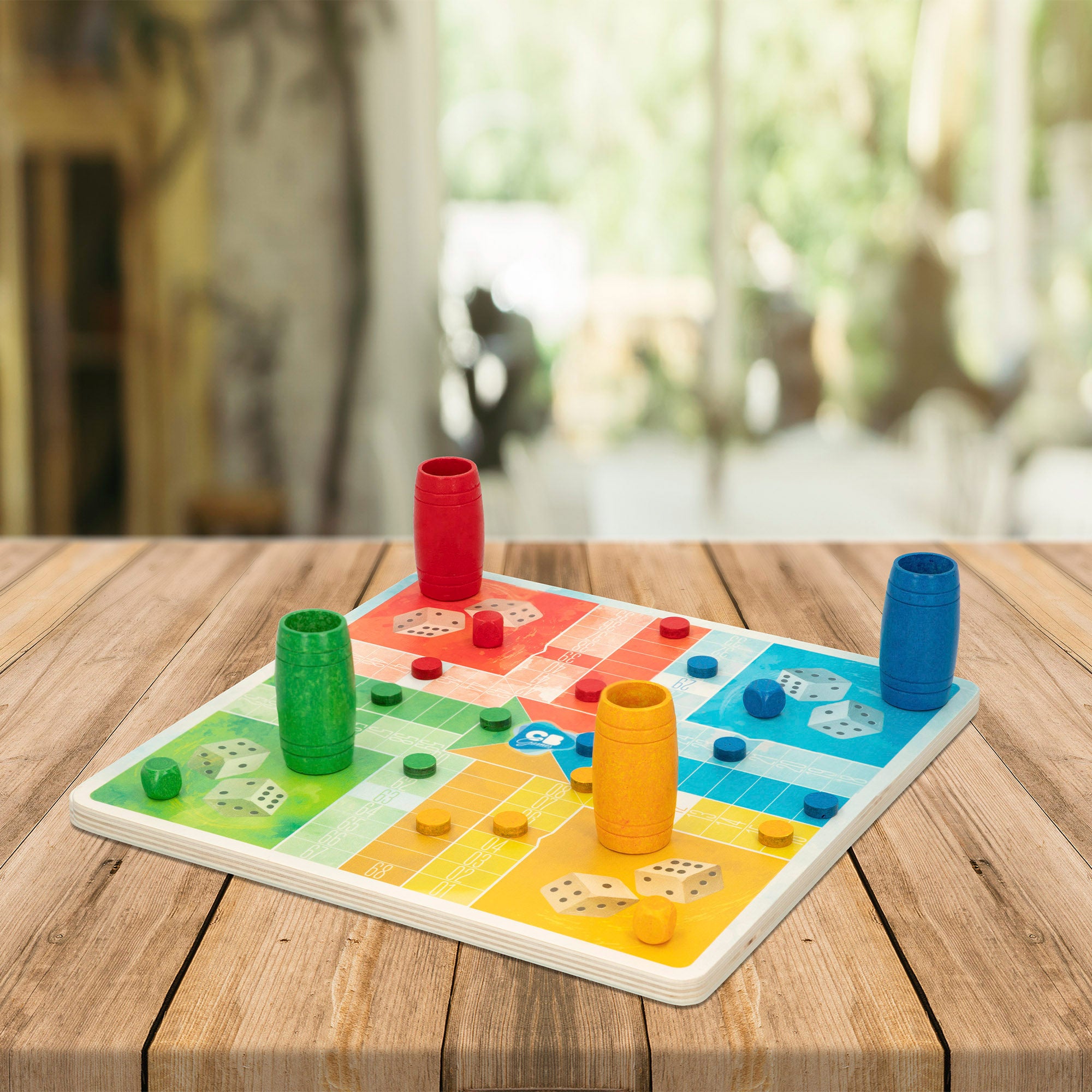 Juego de parchís y oca de madera CB Games