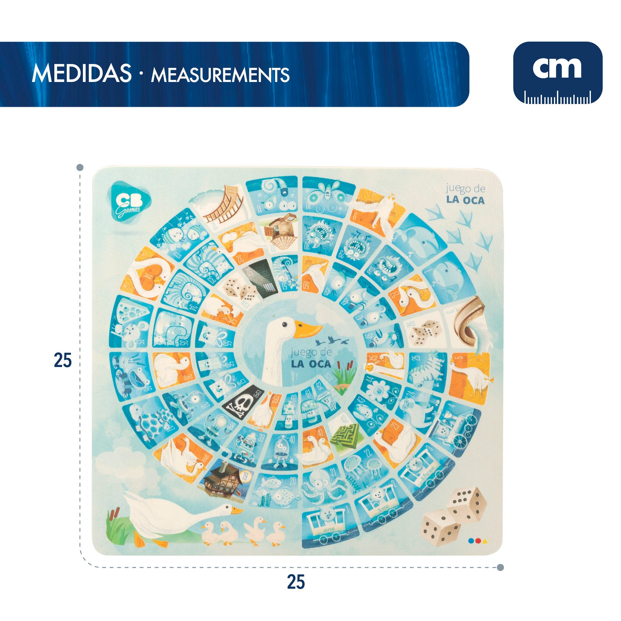 Juego de parchís y oca de madera CB Games