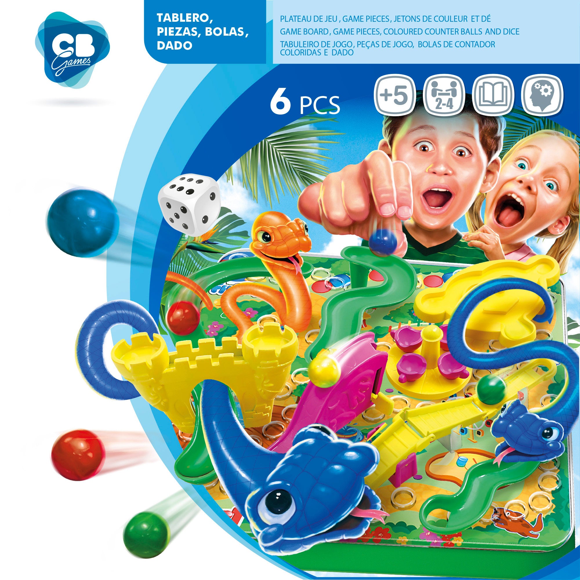 Juego serpientes y escaleras CB Games