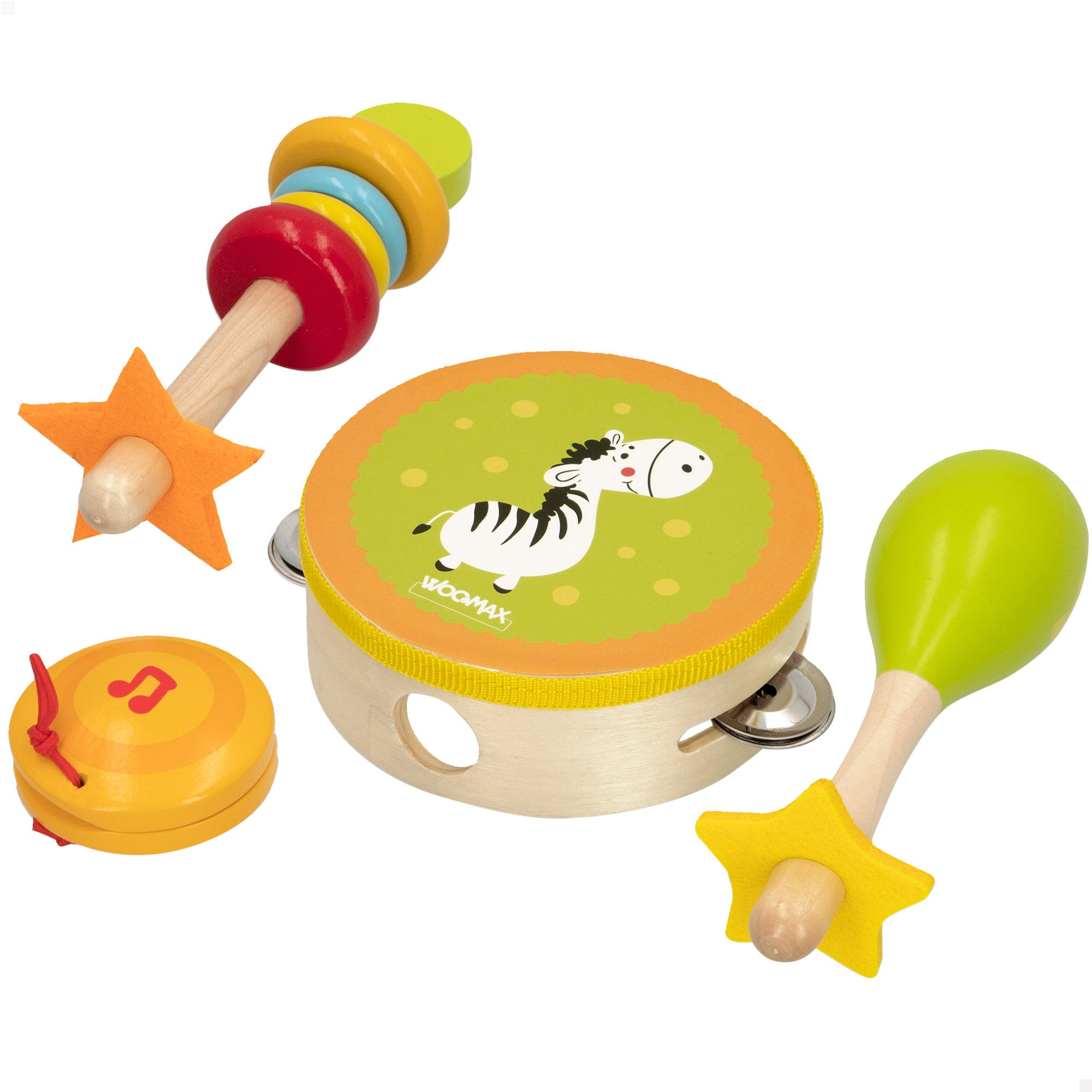 WOOMAX Set instrumentos musicales de madera
