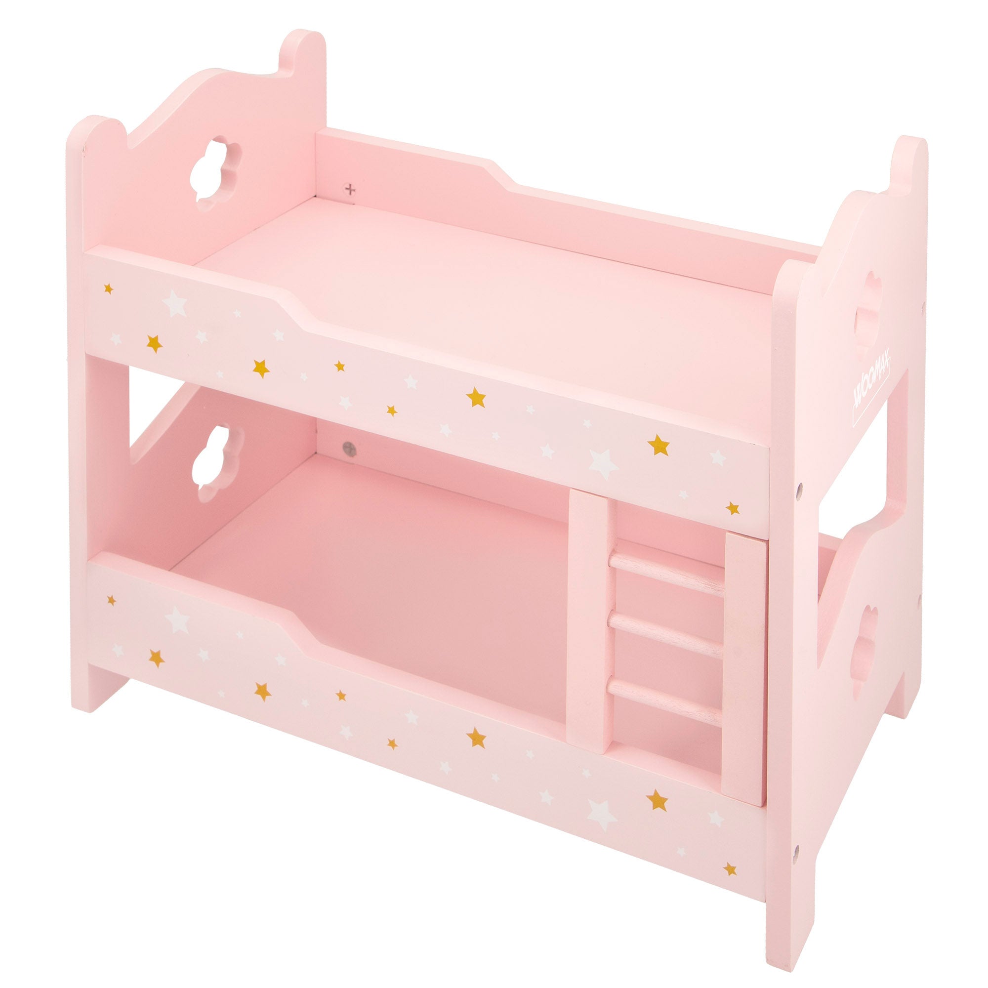 WOOMAX Litera de madera para muñecas