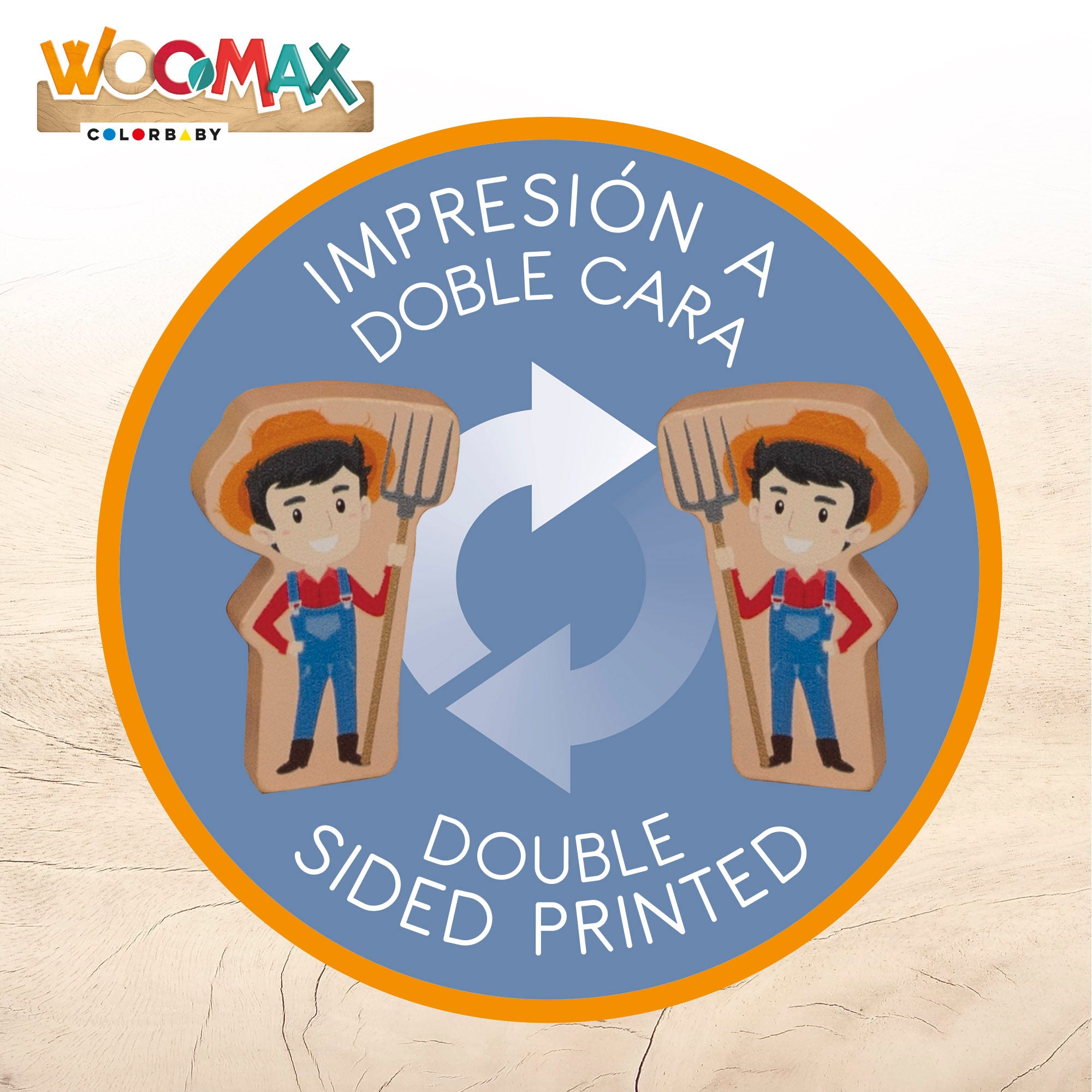WOOMAX Granja de madera portátil