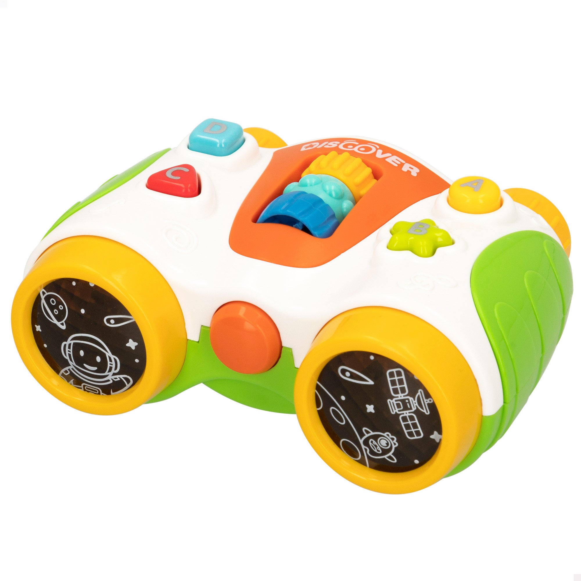 Prismáticos infantiles con sonidos y luces C'baby