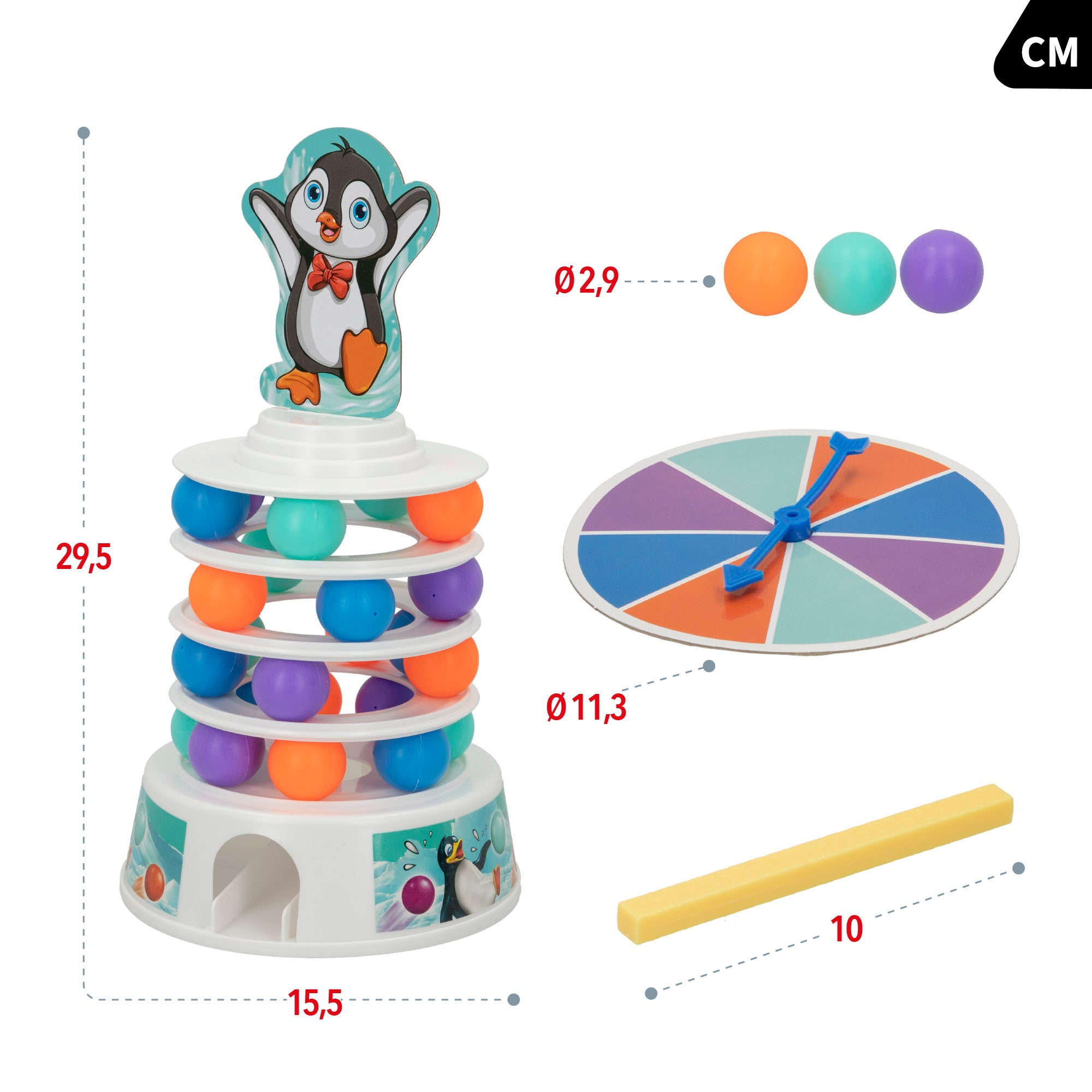 Jogo de equilíbrio de pinguins da CB Games