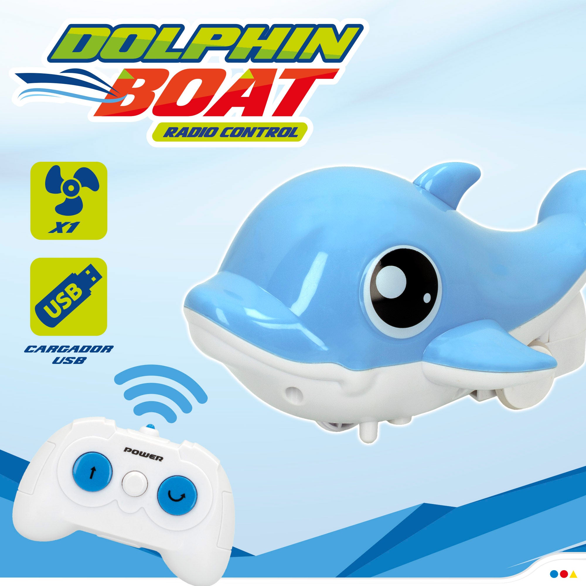 Brinquedo Golfinho Aquático com Comando da CB Toys