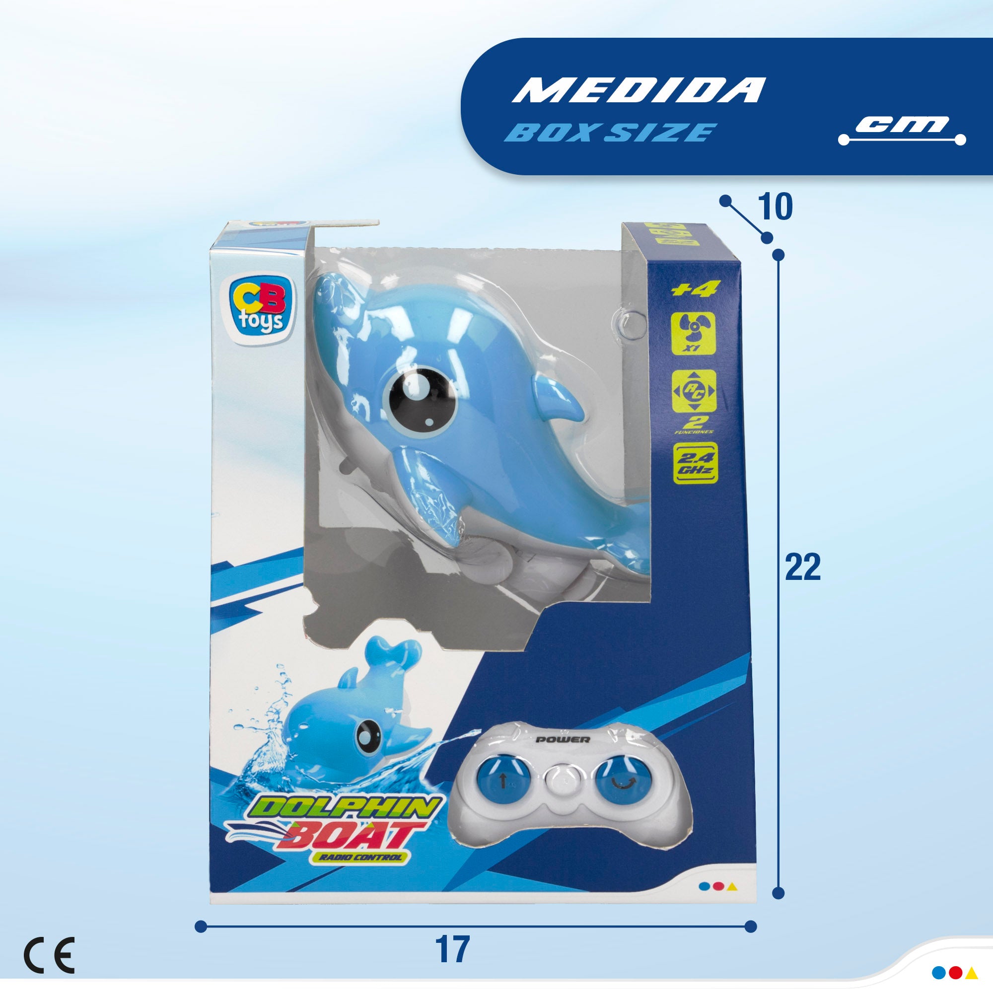 Brinquedo Golfinho Aquático com Comando da CB Toys