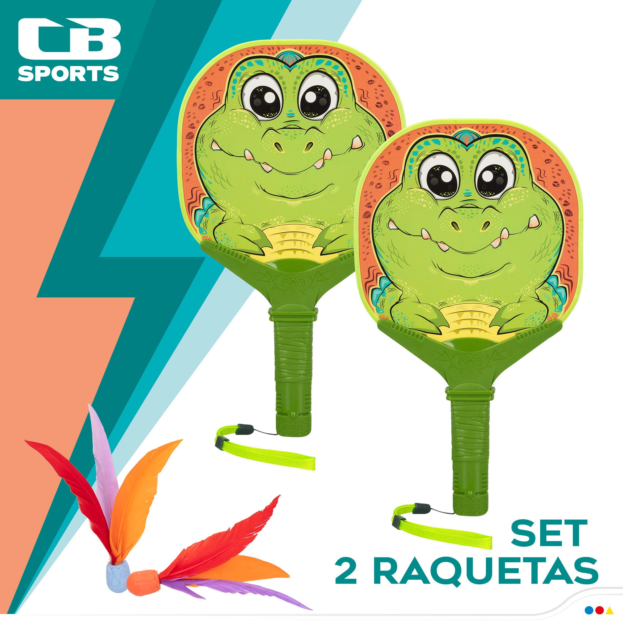 Set palas de playa cocodrilo CB Sports