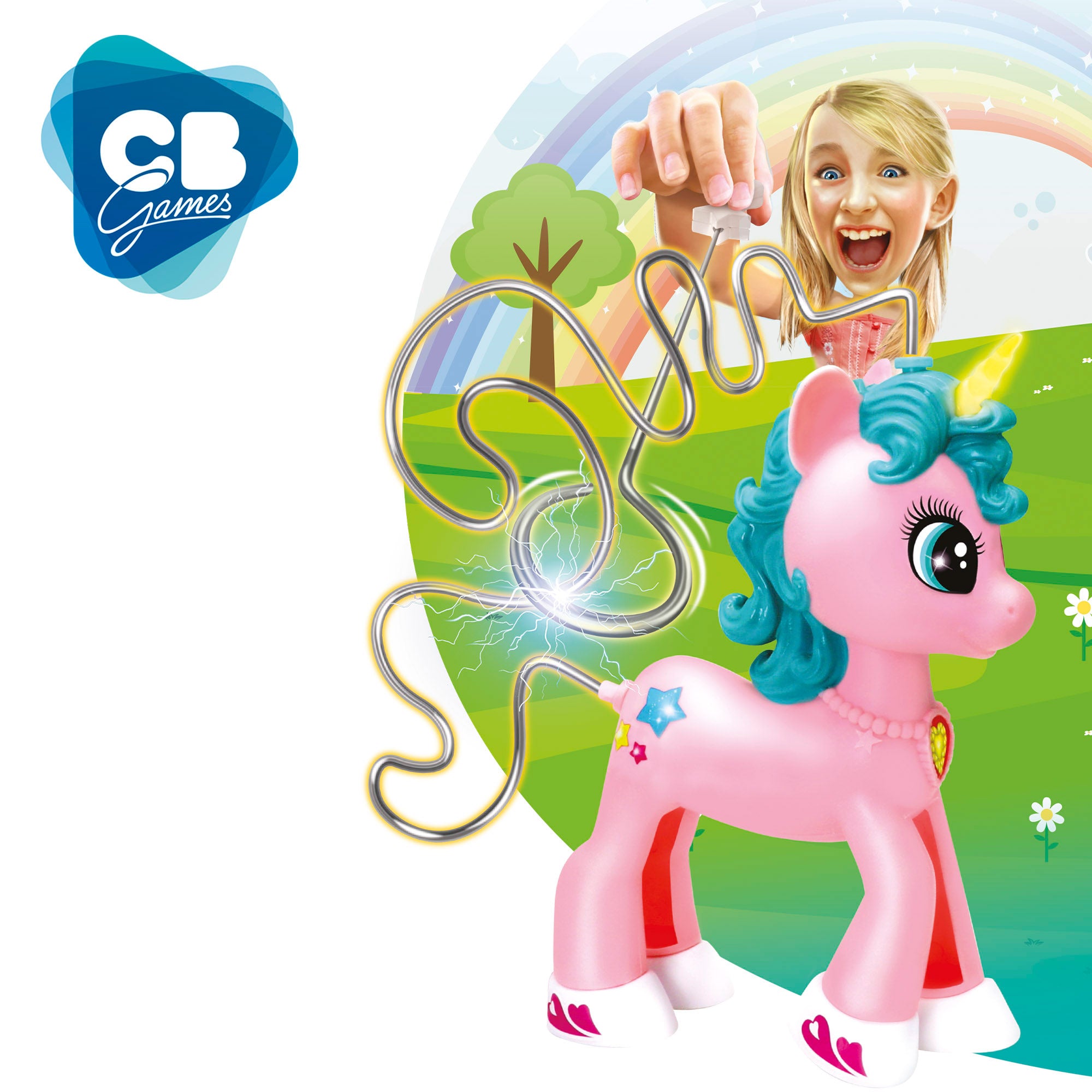 Laberinto electrónico unicornio con luz y sonido CB Games