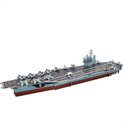 Puzzle 3D do porta-aviões Nimitz da Marinha dos EUA, 67 peças, Smart Theory