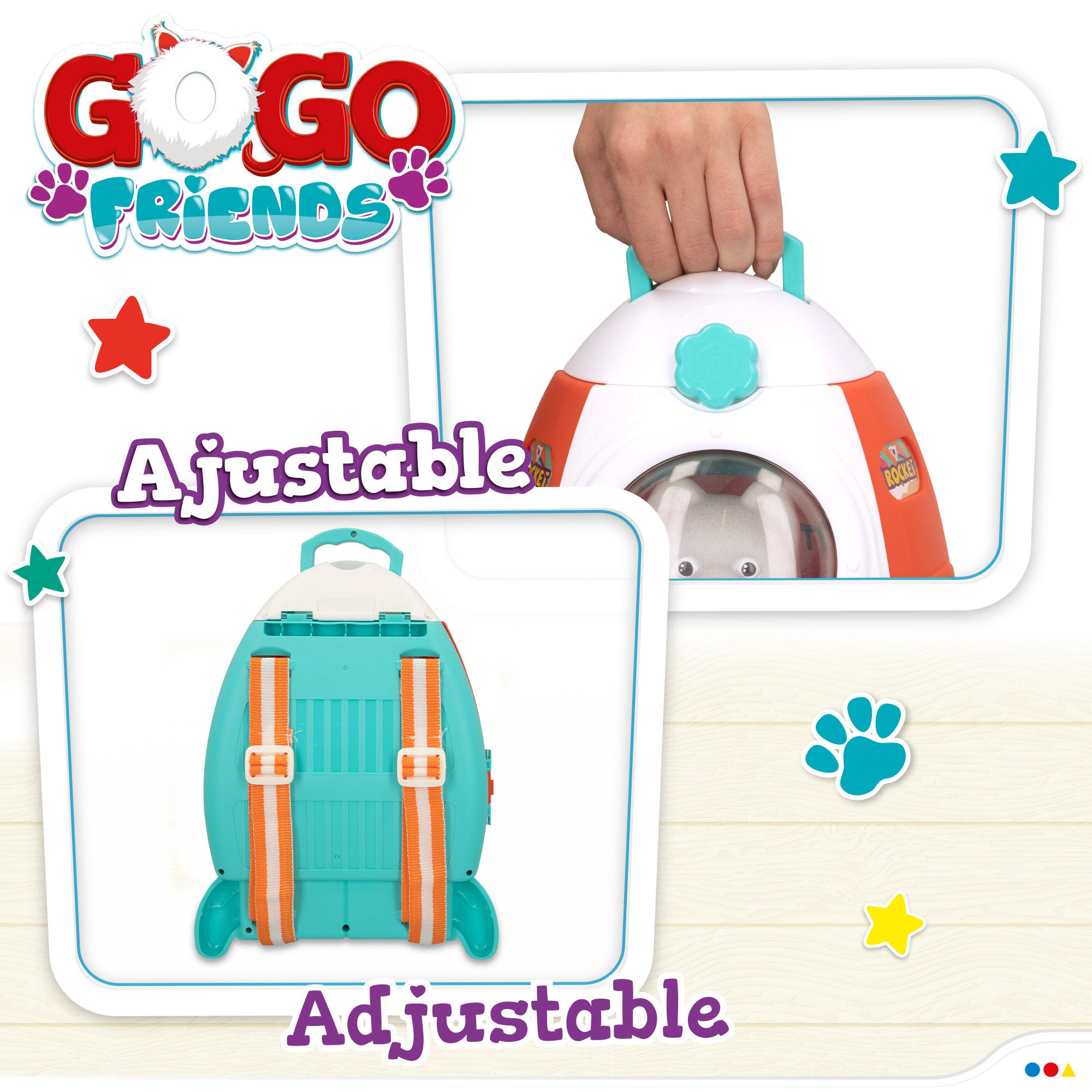Salão de beleza 2 em 1 para cães de brincar com Go Go Friends Pet