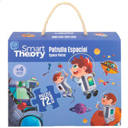 Puzzle espacial grande de 72 peças da Smart Theory