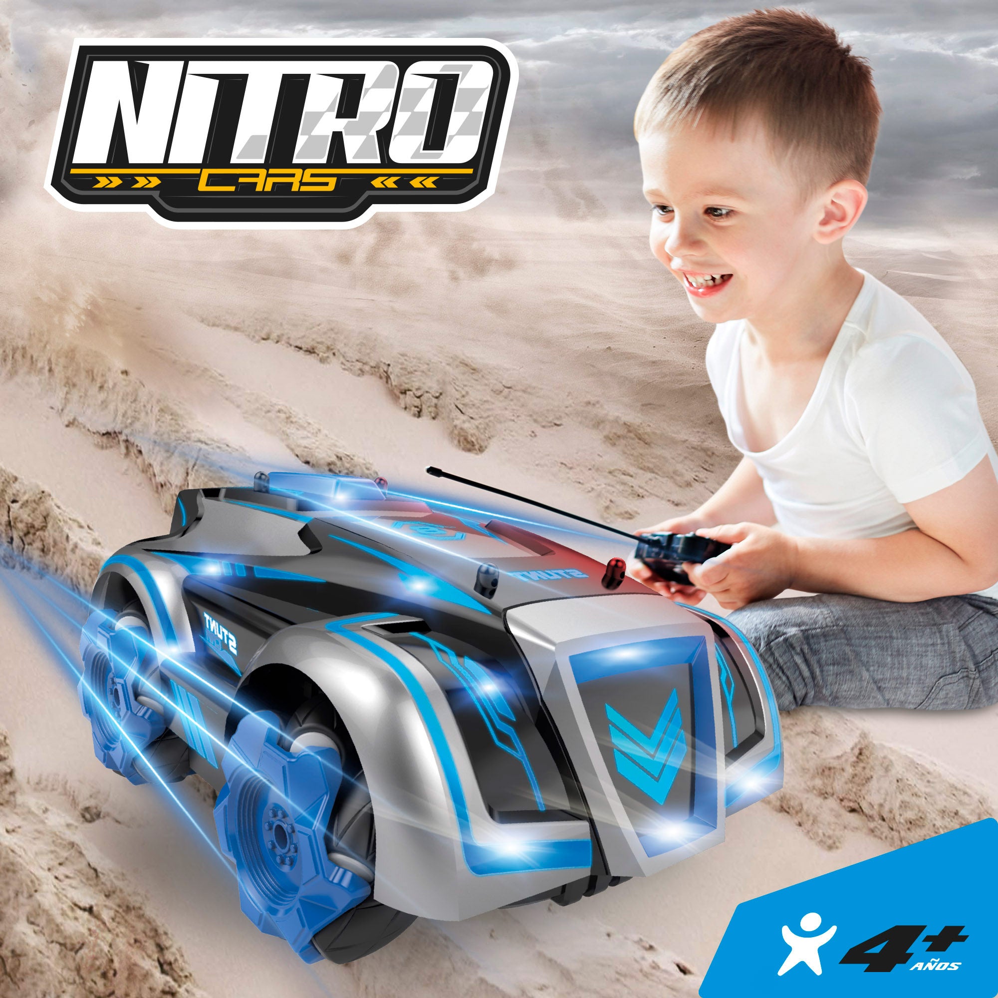 Carro telecomandado Speed ​​​​&amp; Go com luz e som.